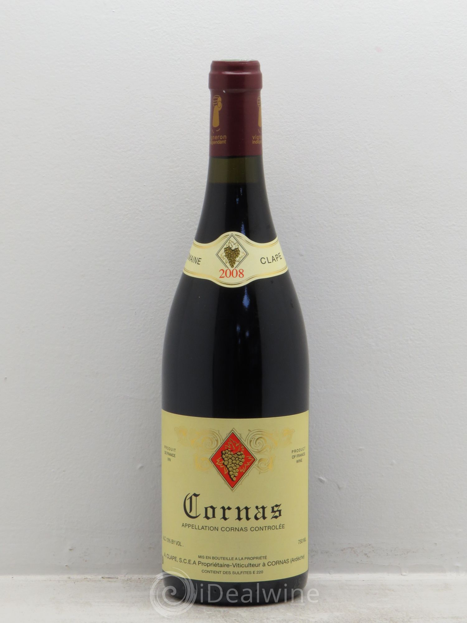 Cornas Auguste Clape 2008 - Lot de 1 bouteille - 0