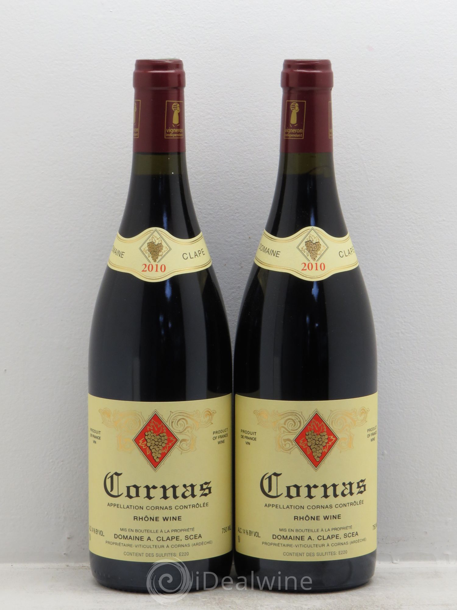 Cornas Auguste Clape 2010 - Lot de 2 bouteilles - 0