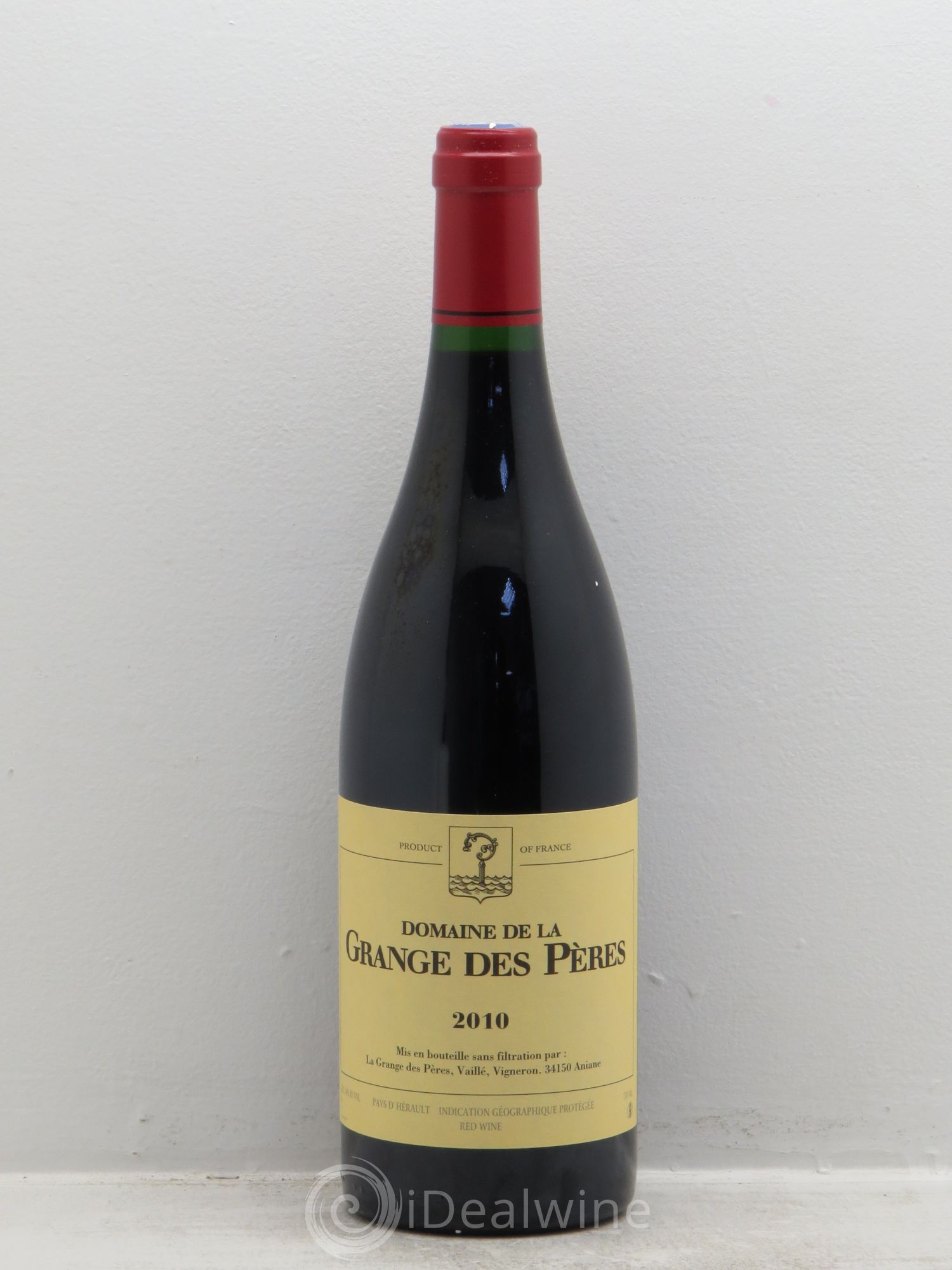 Pays d'Hérault Grange des Pères Laurent Vaillé 2010 - Lot de 6 bouteilles - 0