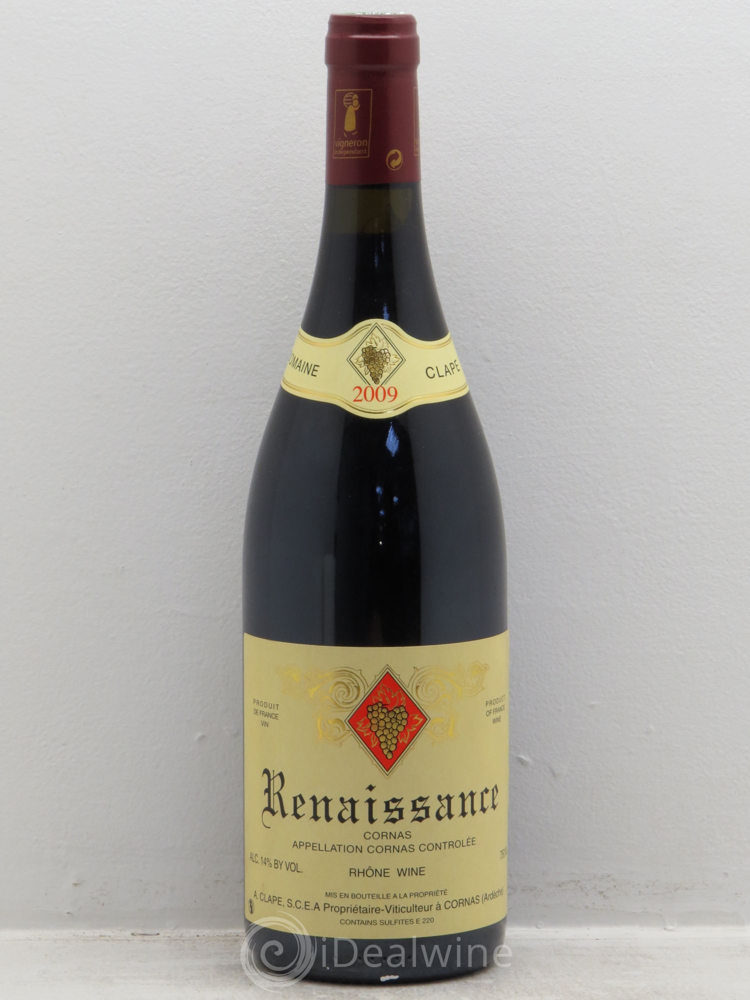 Cornas Renaissance Auguste Clape 2009 - Lot de 1 bouteille - 0