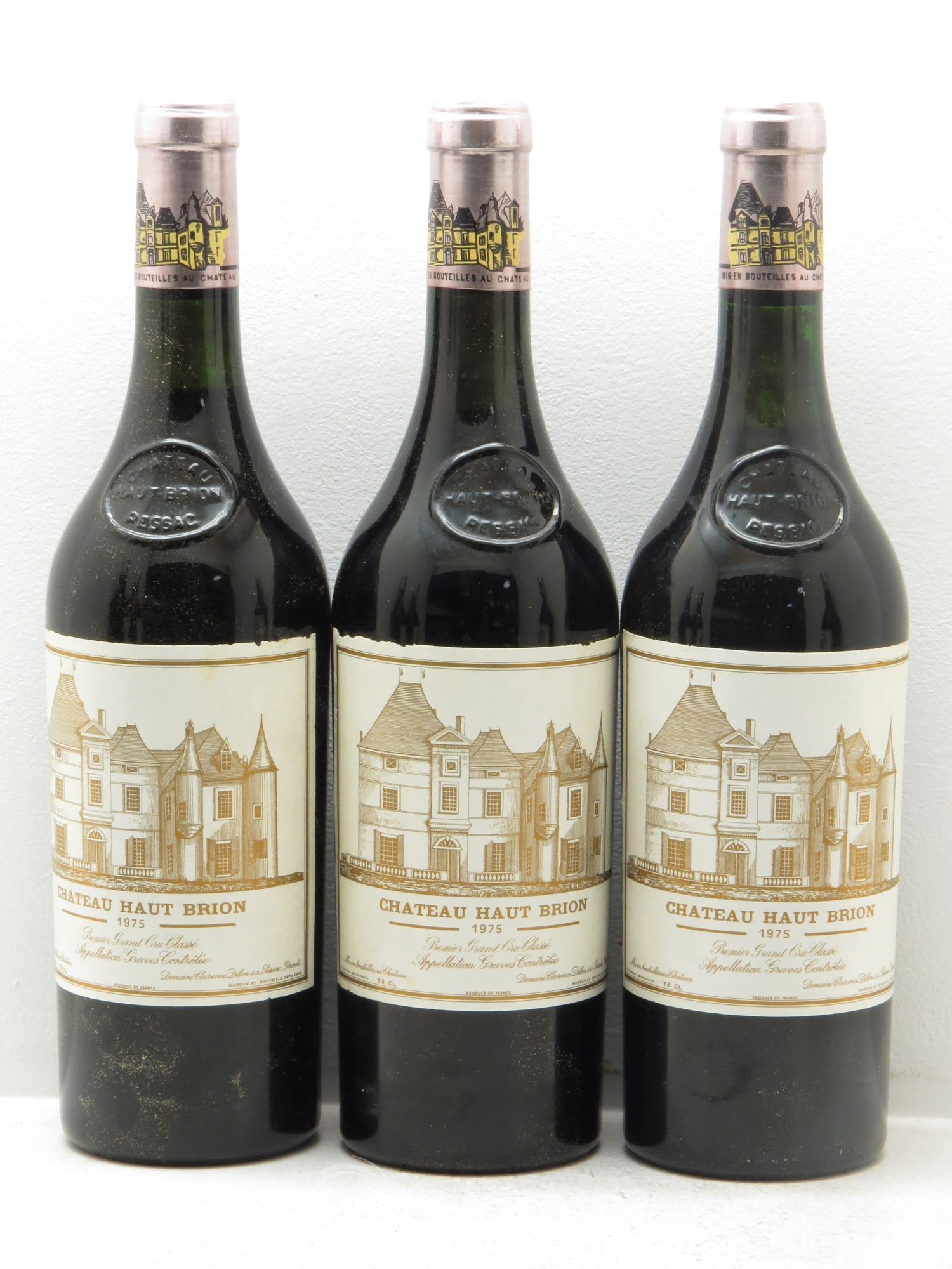 Château Haut Brion 1er Grand Cru Classé 1975 - Lot de 12 bouteilles - 3