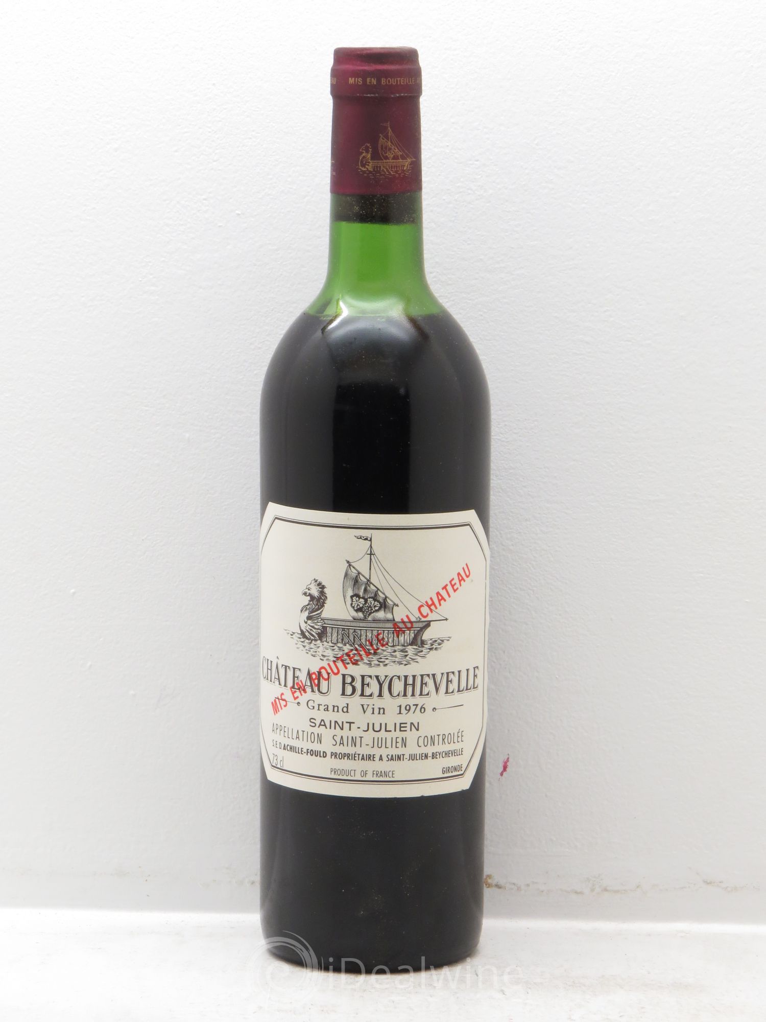 Château Beychevelle 4ème Grand Cru Classé 1976 - Lot de 6 bouteilles - 0