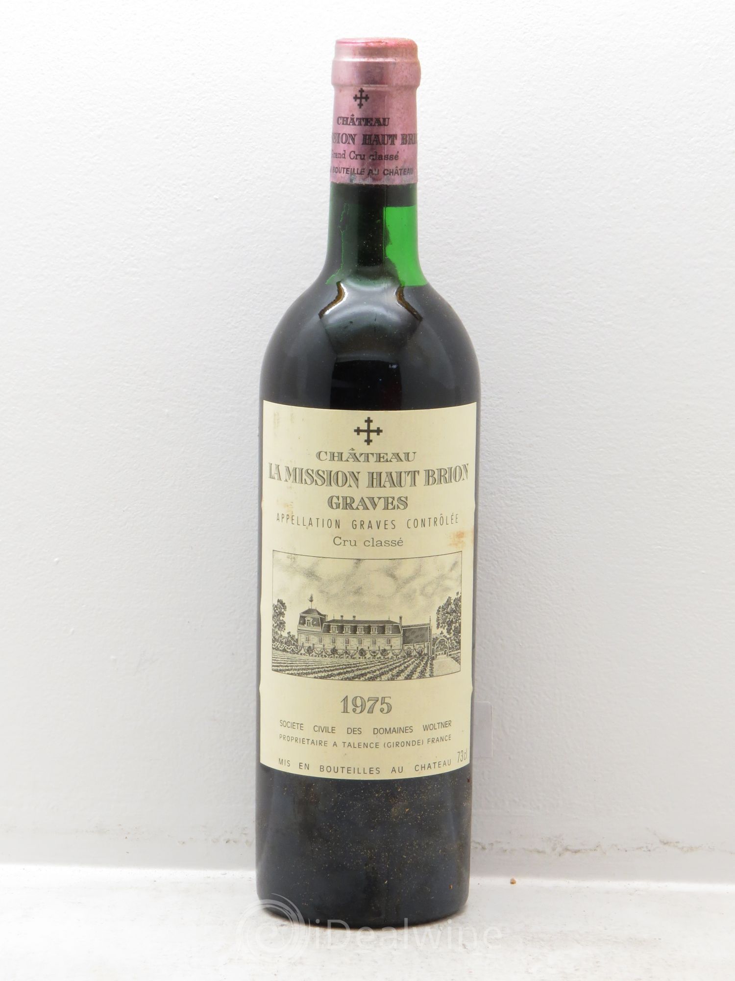 Château la Mission Haut-Brion Cru Classé de Graves 1975 - Lot de 1 bouteille - 0
