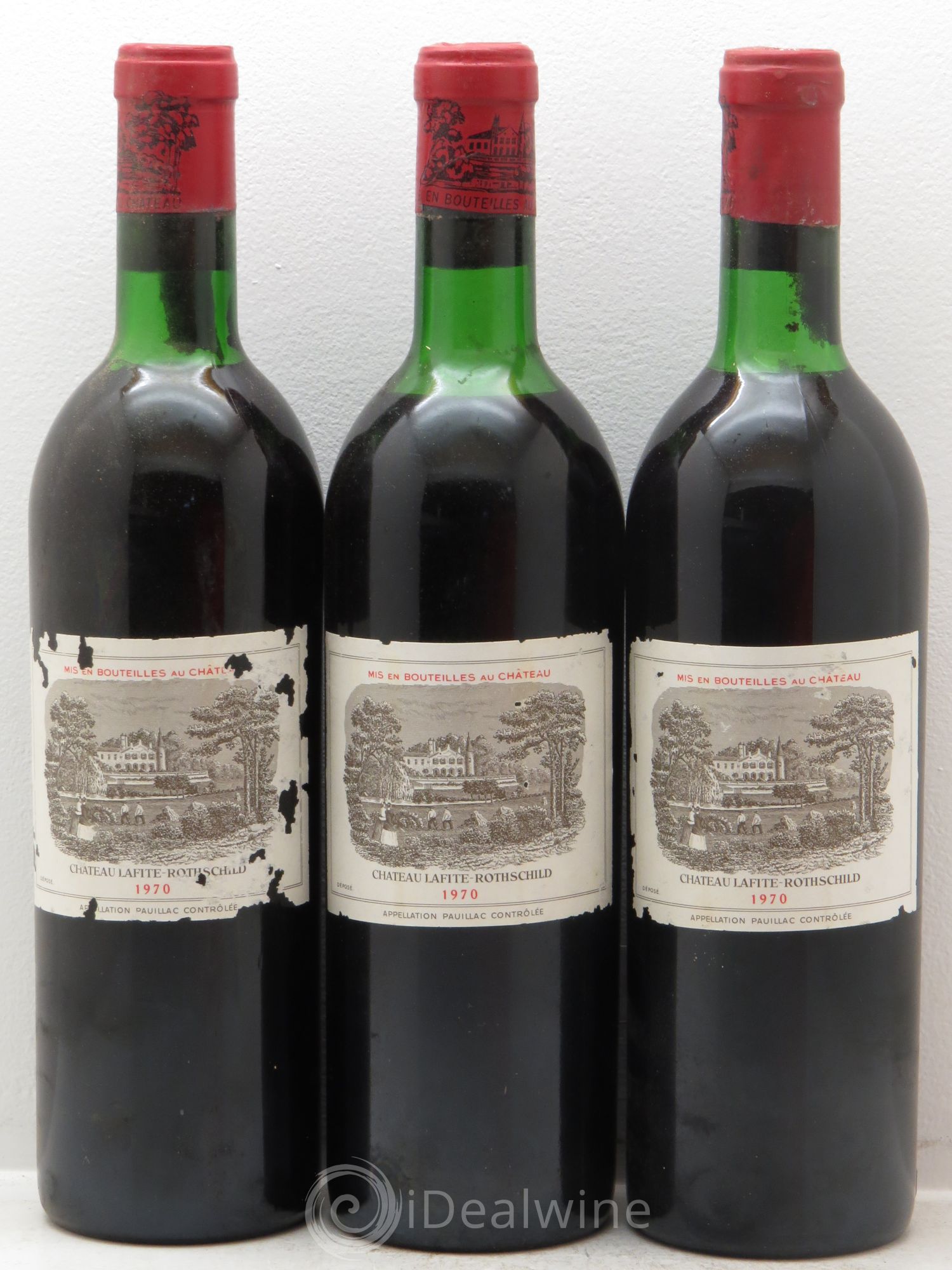 Château Lafite Rothschild 1er Grand Cru Classé 1970 - Lot de 6 bouteilles - 2