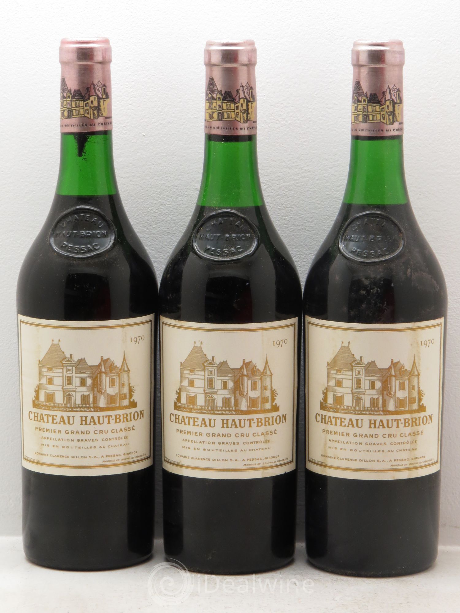 Château Haut Brion 1er Grand Cru Classé 1970 - Lot de 6 bouteilles - 2