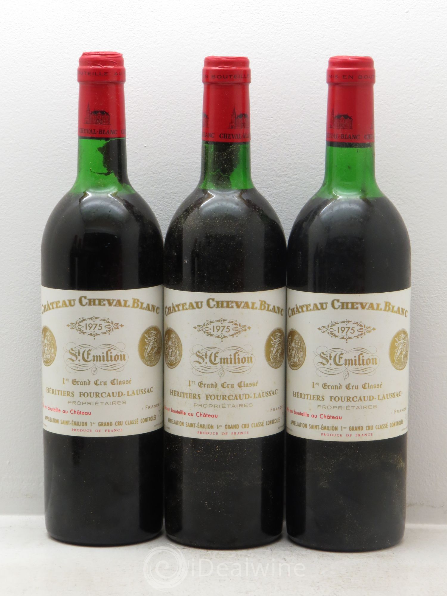 Château Cheval Blanc 1er Grand Cru Classé A 1975 - Lot de 6 bouteilles - 1