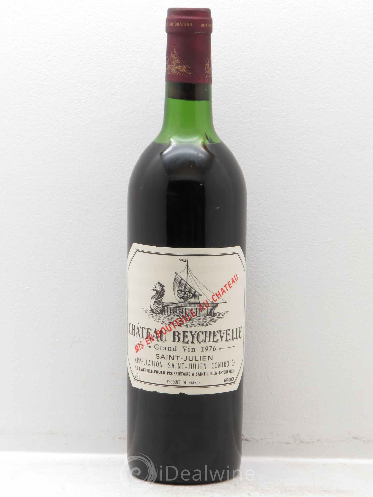 Château Beychevelle 4ème Grand Cru Classé 1976 - Lot de 1 bouteille - 0