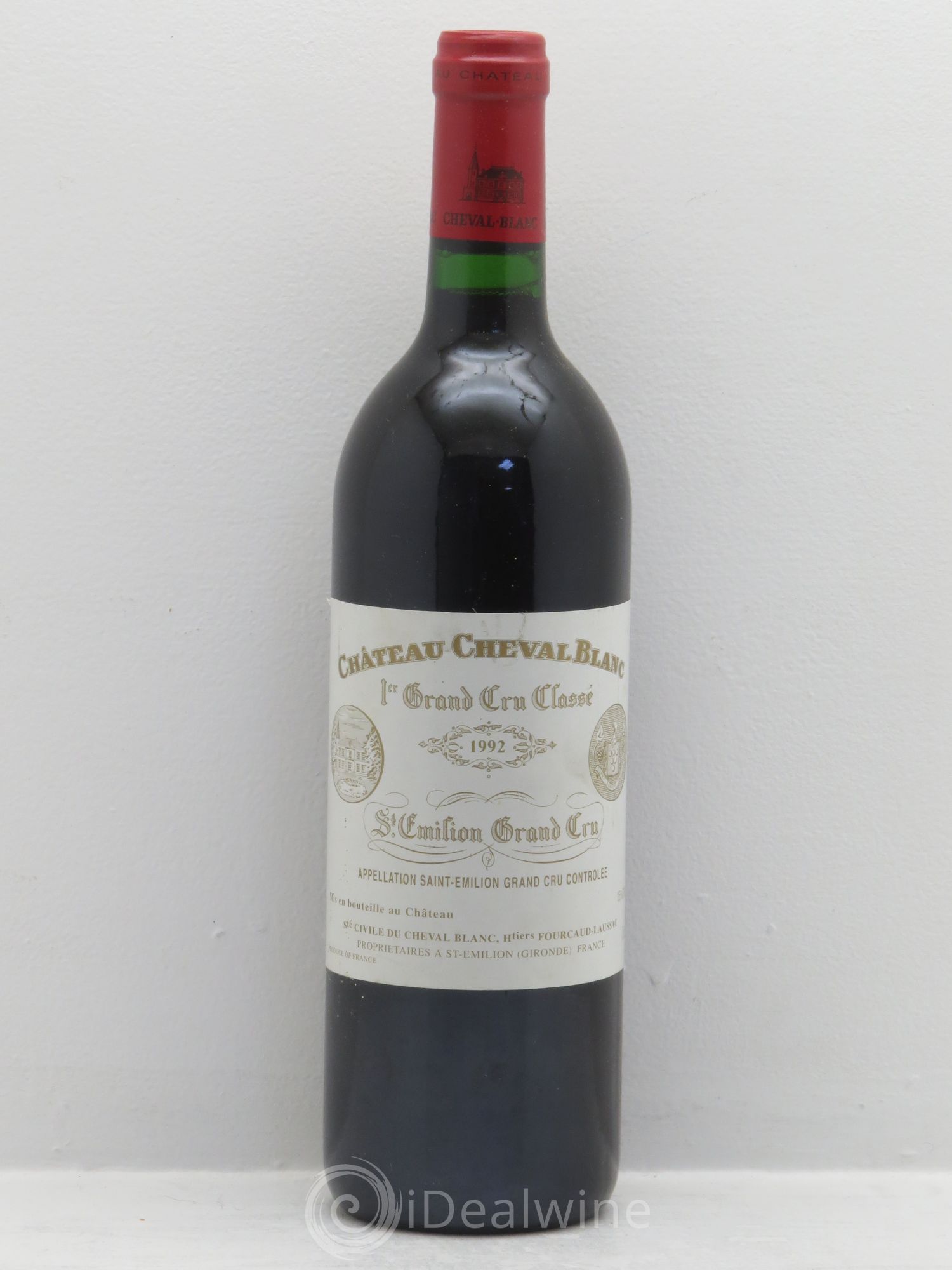 Château Cheval Blanc 1er Grand Cru Classé A 1992 - Lot de 1 bouteille - 0