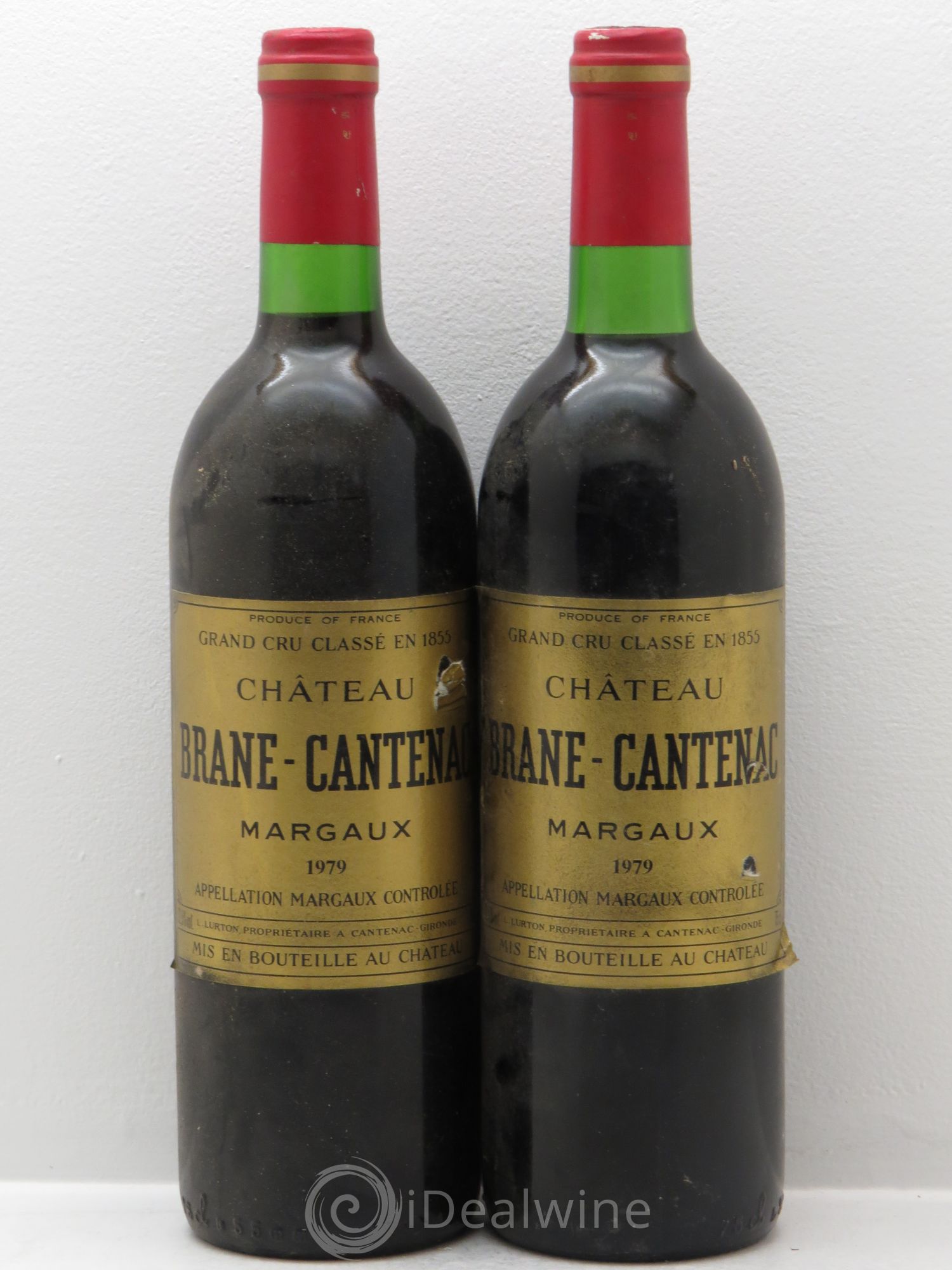 Château Brane Cantenac 2ème Grand Cru Classé 1979 - Lot de 2 bouteilles - 0