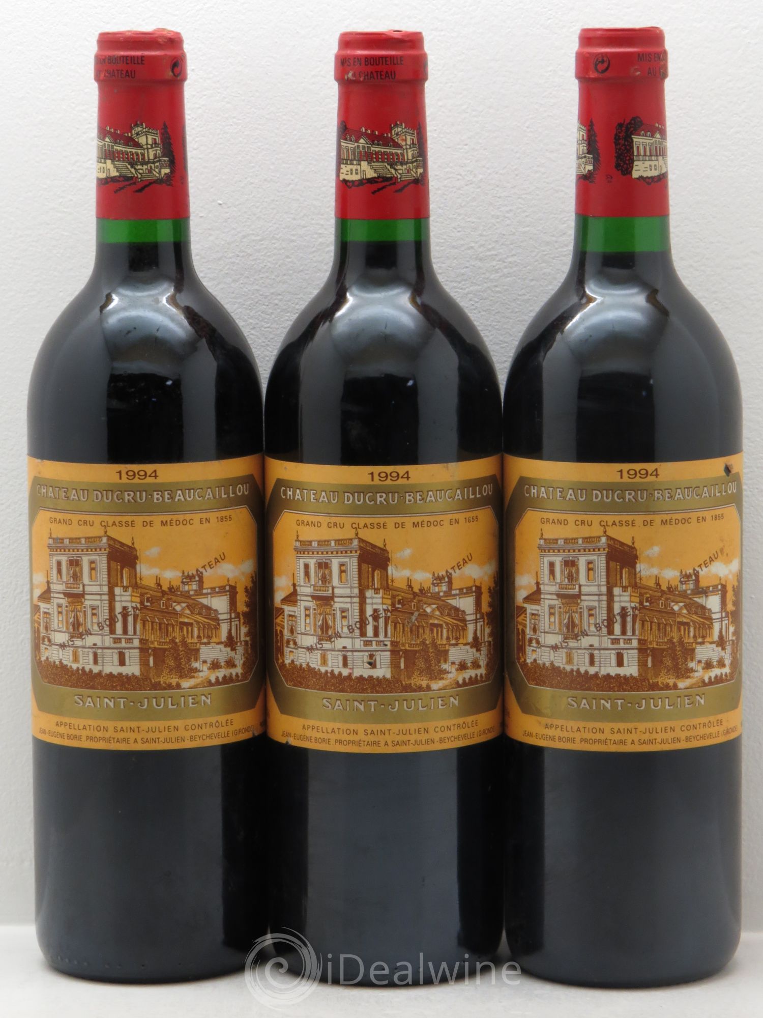 Château Ducru Beaucaillou 2ème Grand Cru Classé 1994 - Lot de 3 bouteilles - 0