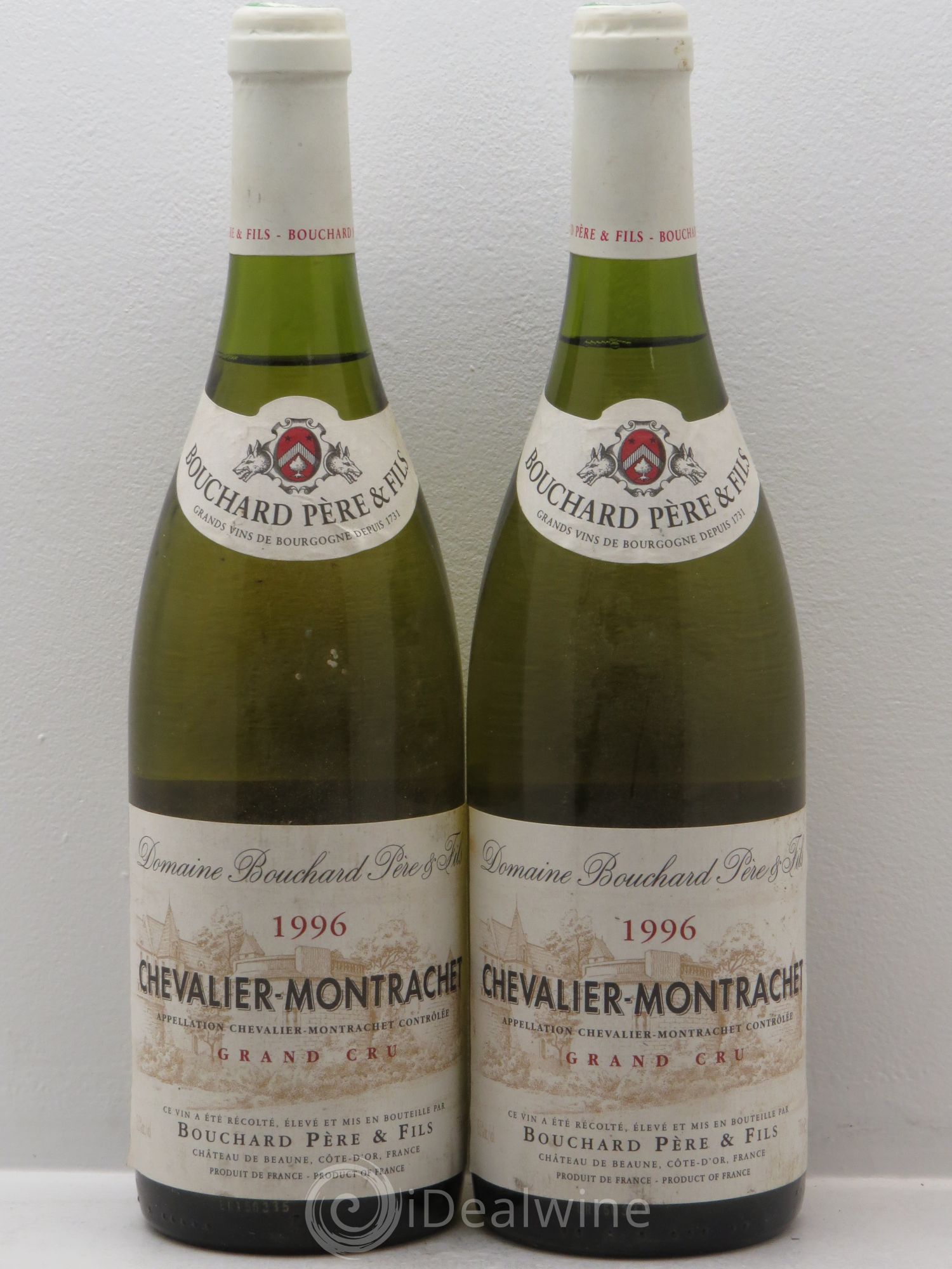 Chevalier-Montrachet Grand Cru Bouchard Père & Fils 1996 - Lot de 2 bouteilles - 0