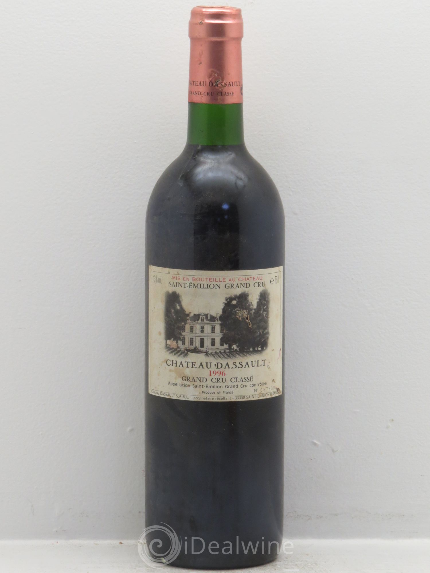 Château Dassault Grand Cru Classé (sans prix de réserve) 1996 - Lot de 1 bouteille - 0