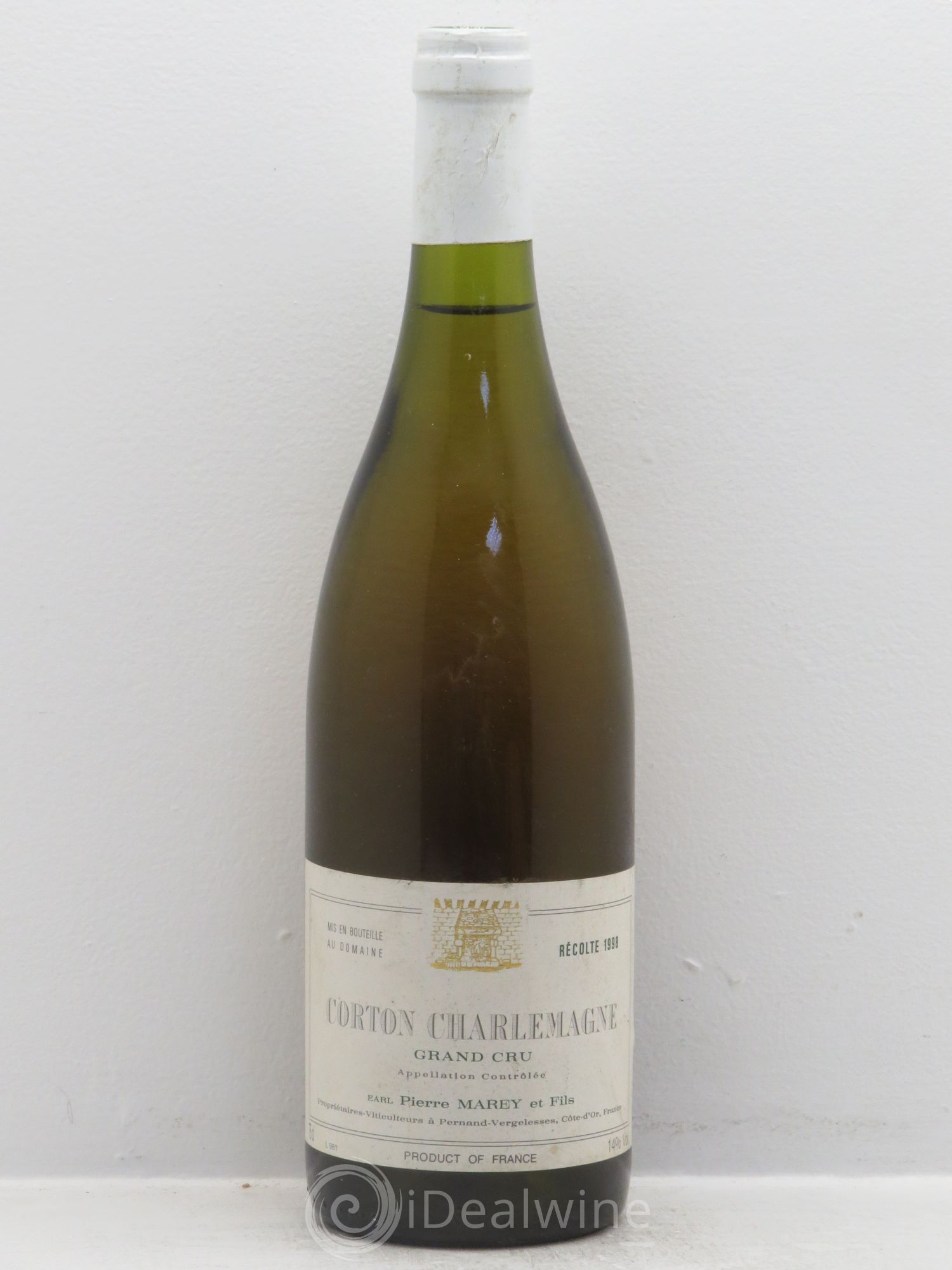 Corton-Charlemagne Grand Cru Marey et Fils 1998 - Posten von 1 Flasche - 0