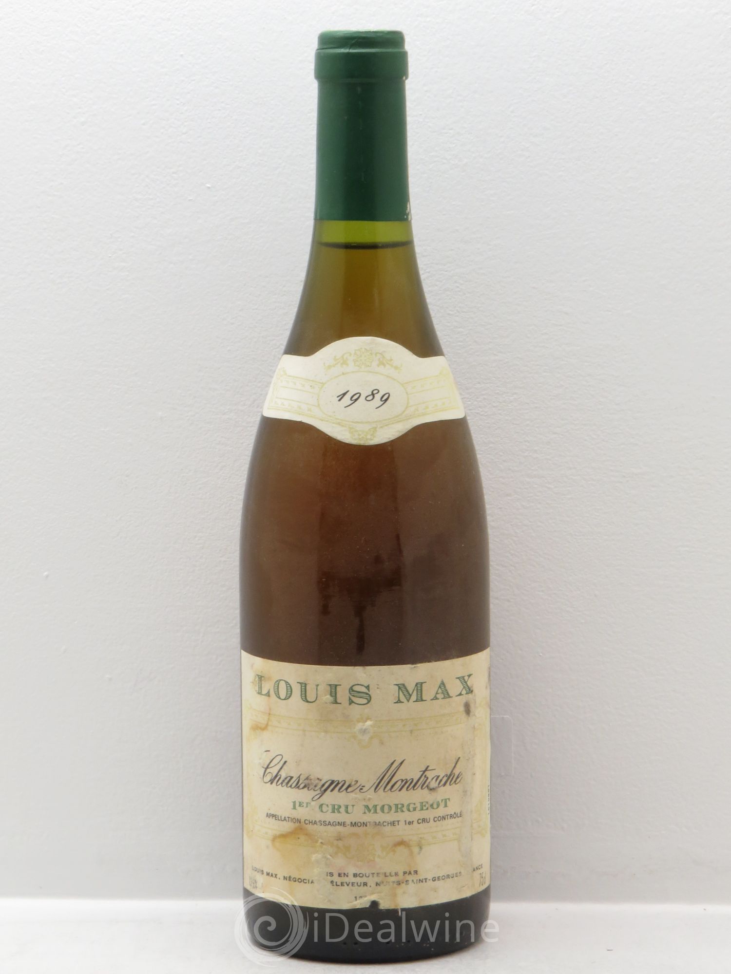 Chassagne-Montrachet 1er Cru Morgeot Verget Louis Max 1989 - Lot de 1 bouteille - 0