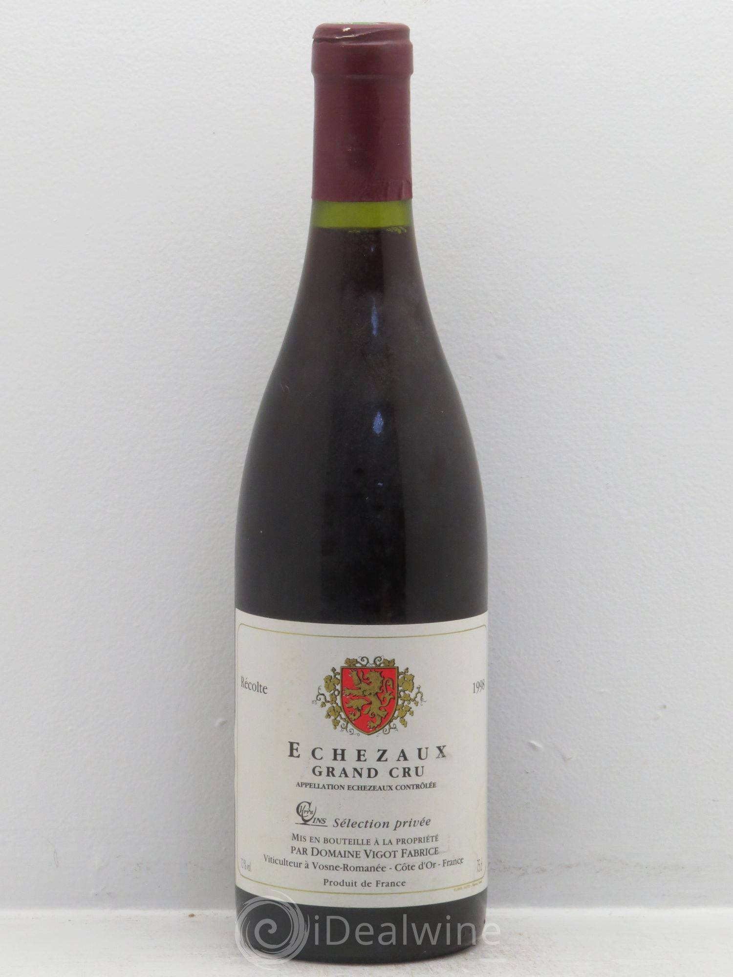 Echezeaux Grand Cru 1998 - Lot de 1 bouteille - 0