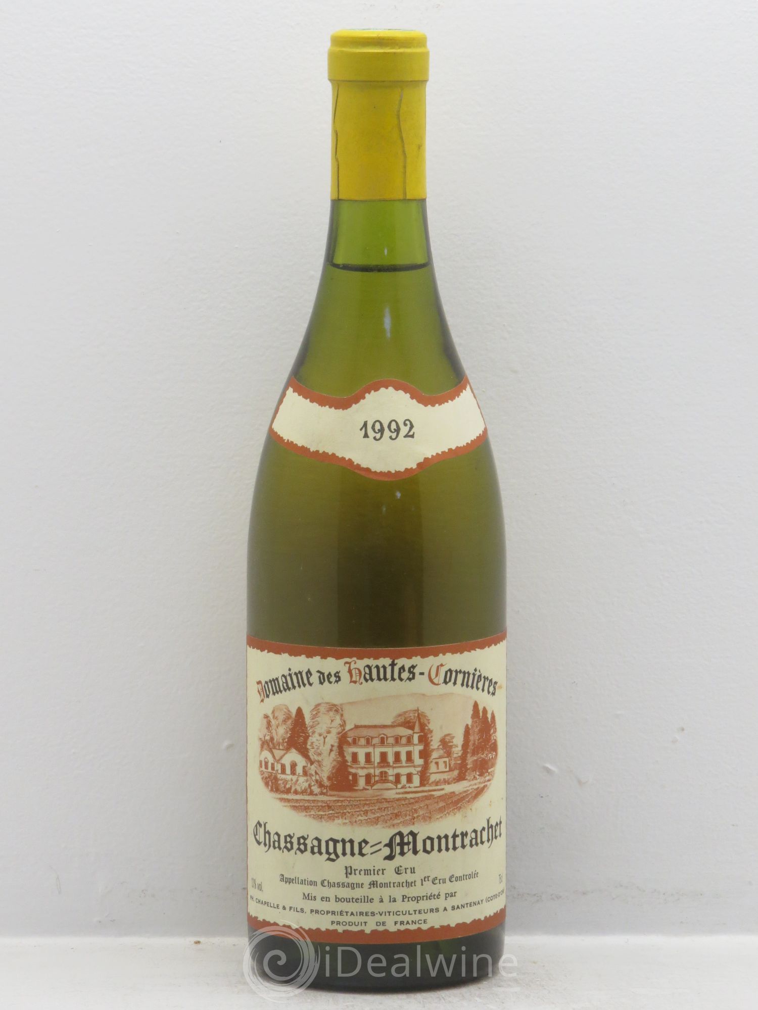 Chassagne-Montrachet 1er Cru Domaine des Hautes Cornières 1992 - Lot de 1 bouteille - 0