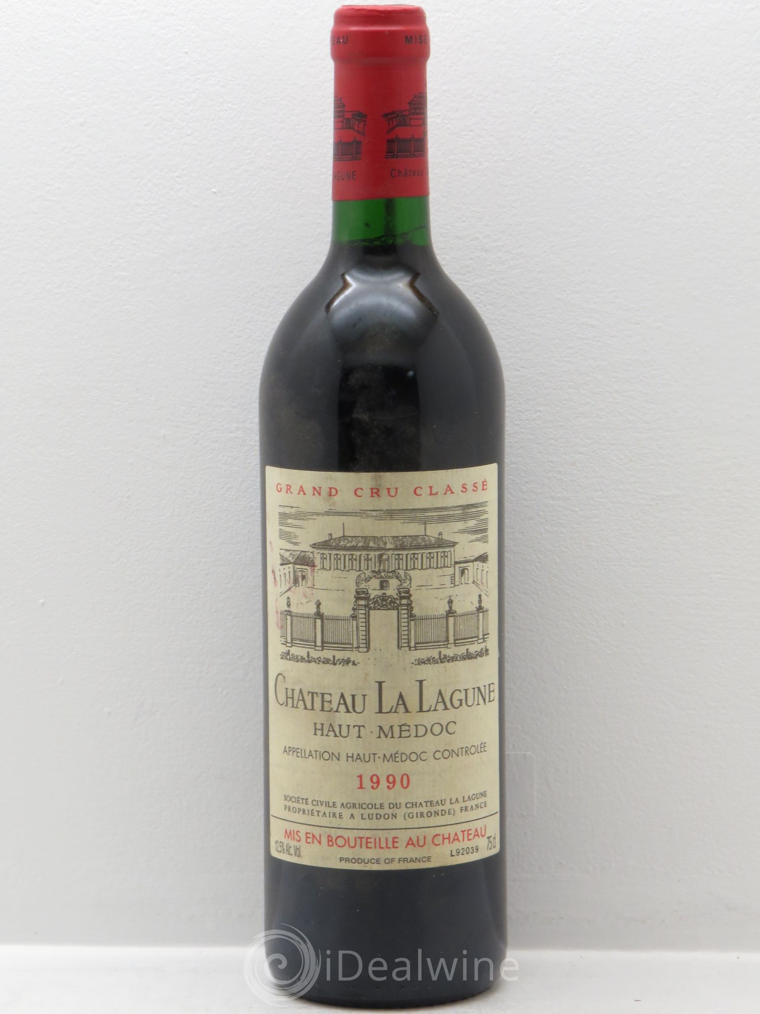 Château la Lagune 3ème Grand Cru Classé 1990 - Lot de 1 bouteille - 0