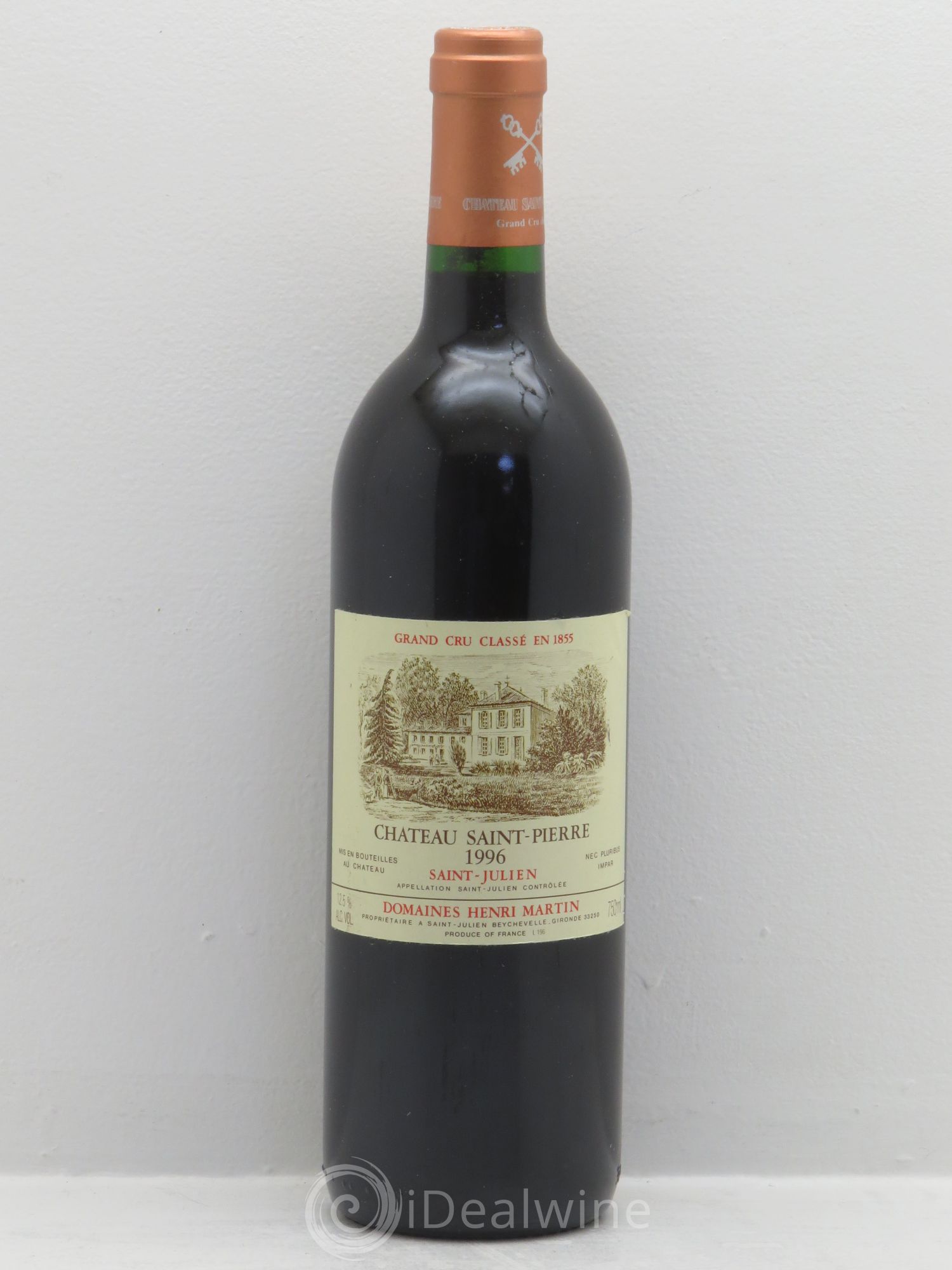 Château Saint-Pierre 4ème Grand Cru Classé 1996 - Lot de 1 bouteille - 0