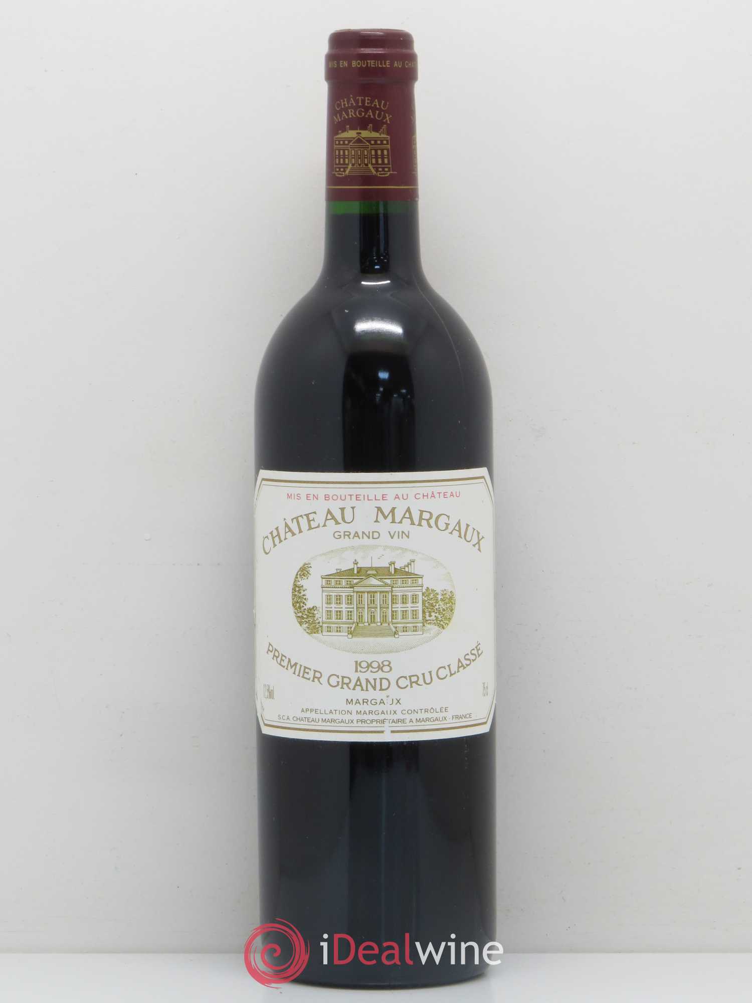 Château Margaux 1er Grand Cru Classé 1998 - Lot de 1 bouteille - 0