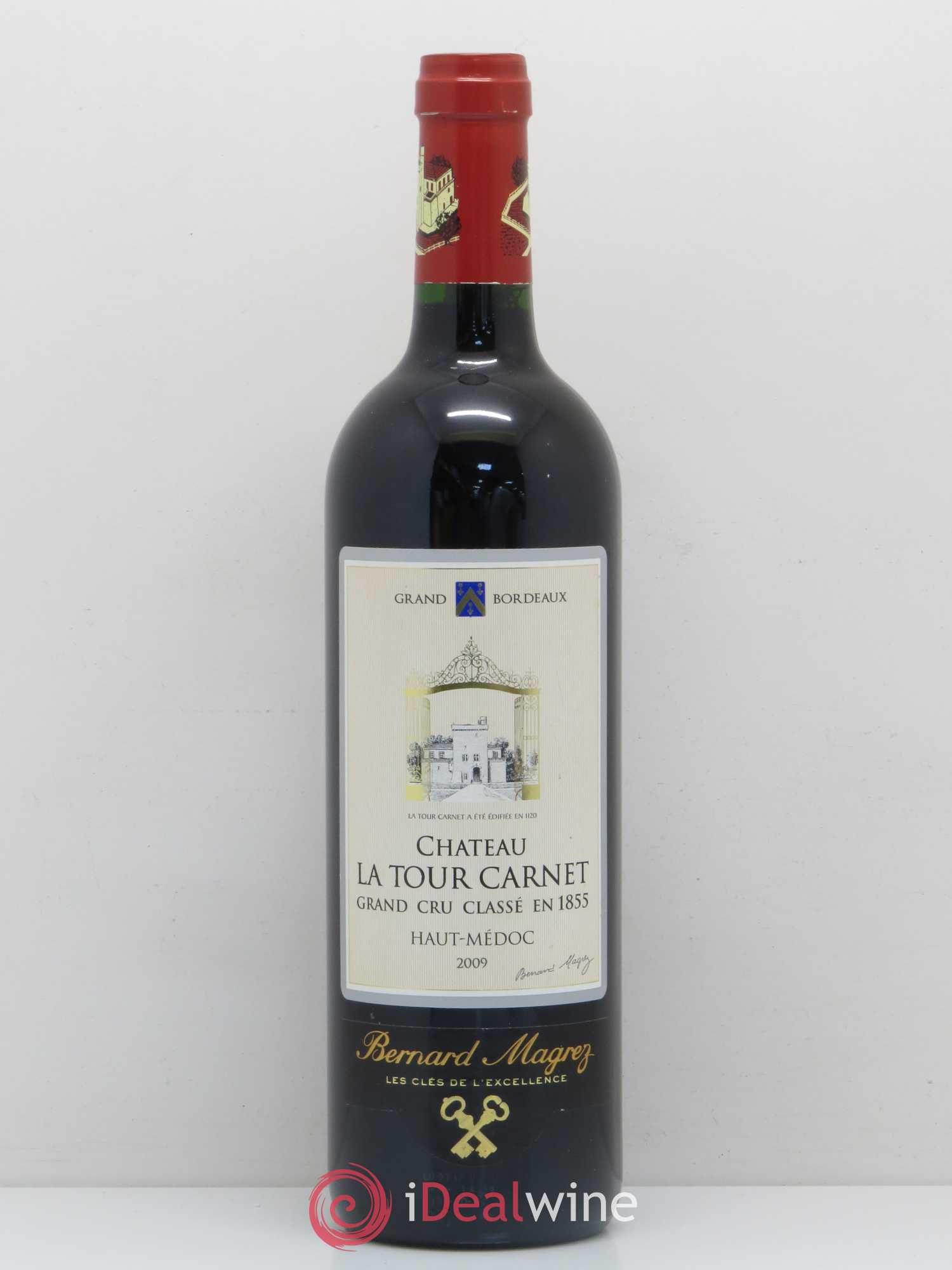 Château la Tour Carnet 4ème Grand Cru Classé 2009 - Lot de 1 bouteille - 0