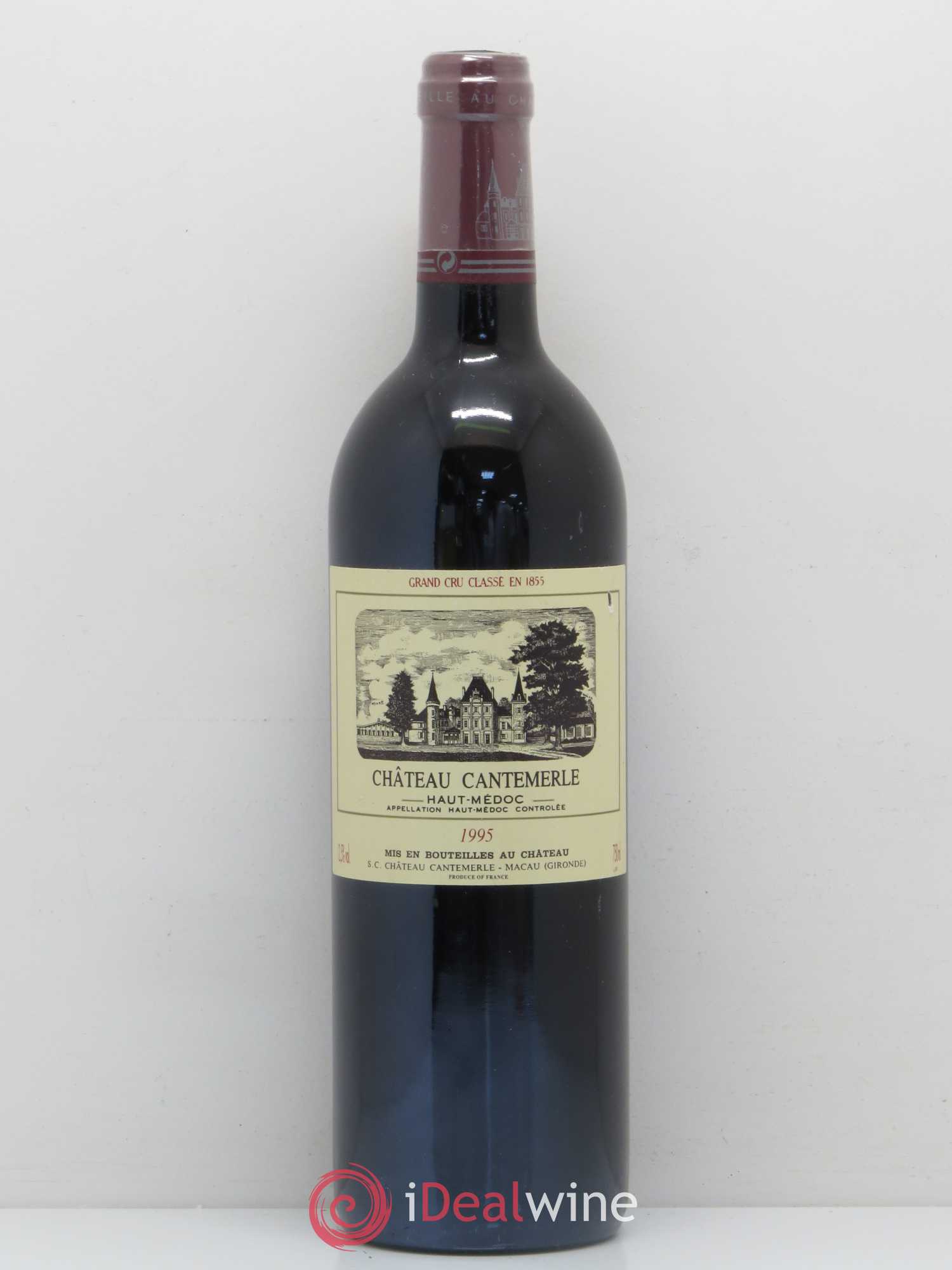 Château Cantemerle 5ème Grand Cru Classé 1995 - Lot de 1 bouteille - 0