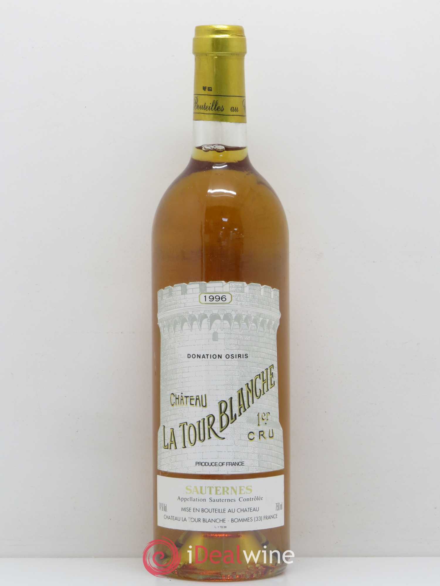 Château la Tour Blanche 1er Grand Cru Classé 1996 - Lotto di 1 bottiglia - 0
