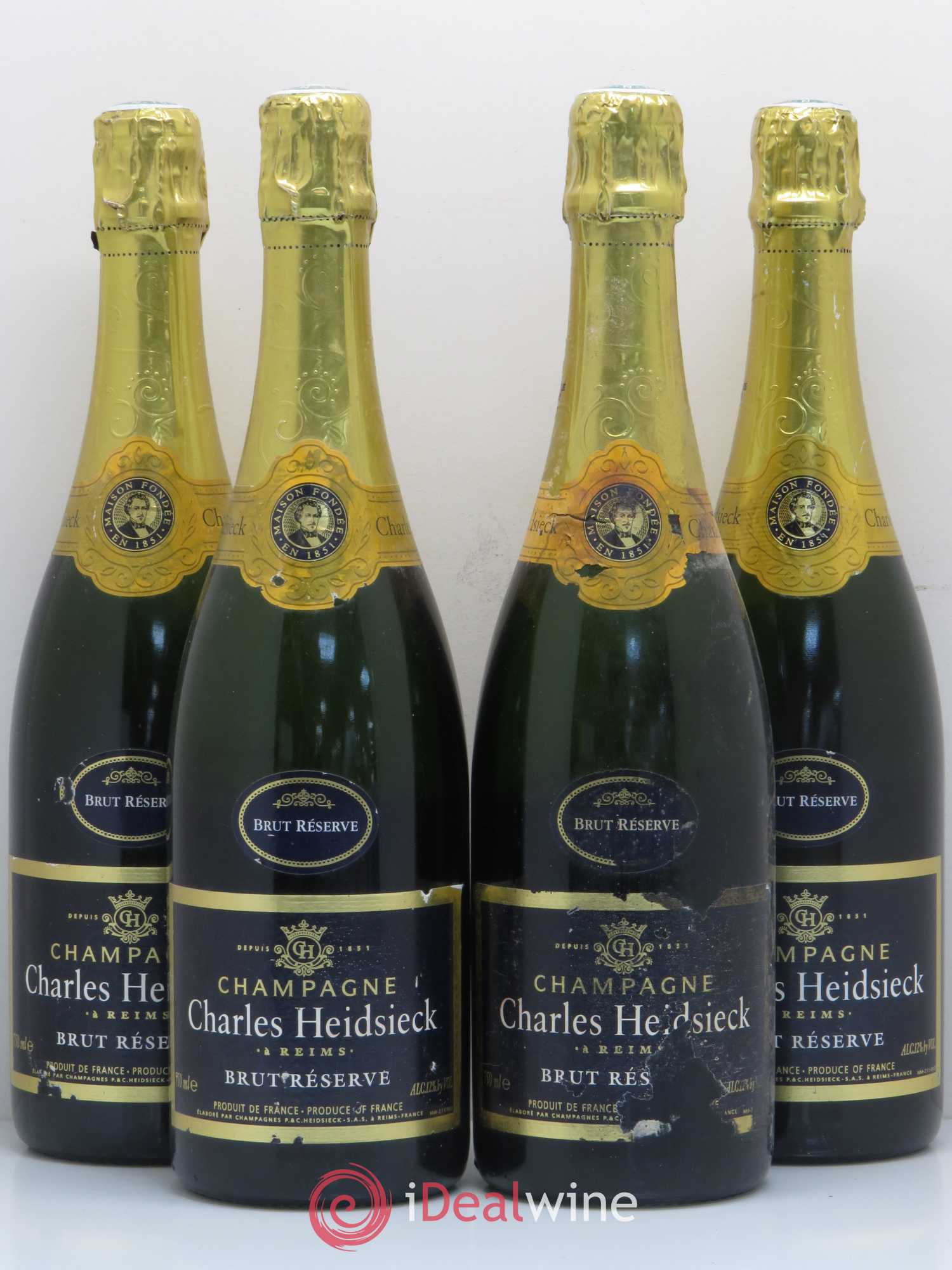 Brut Charles Heidsieck Réserve - Lot de 4 bouteilles - 0