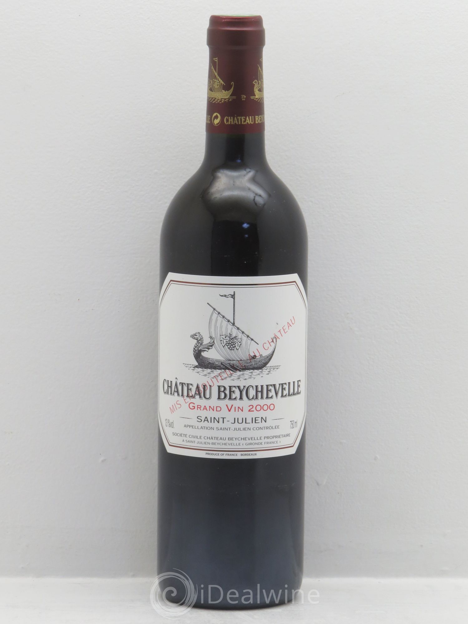 Château Beychevelle 4ème Grand Cru Classé 2000 - Lot de 1 bouteille - 0