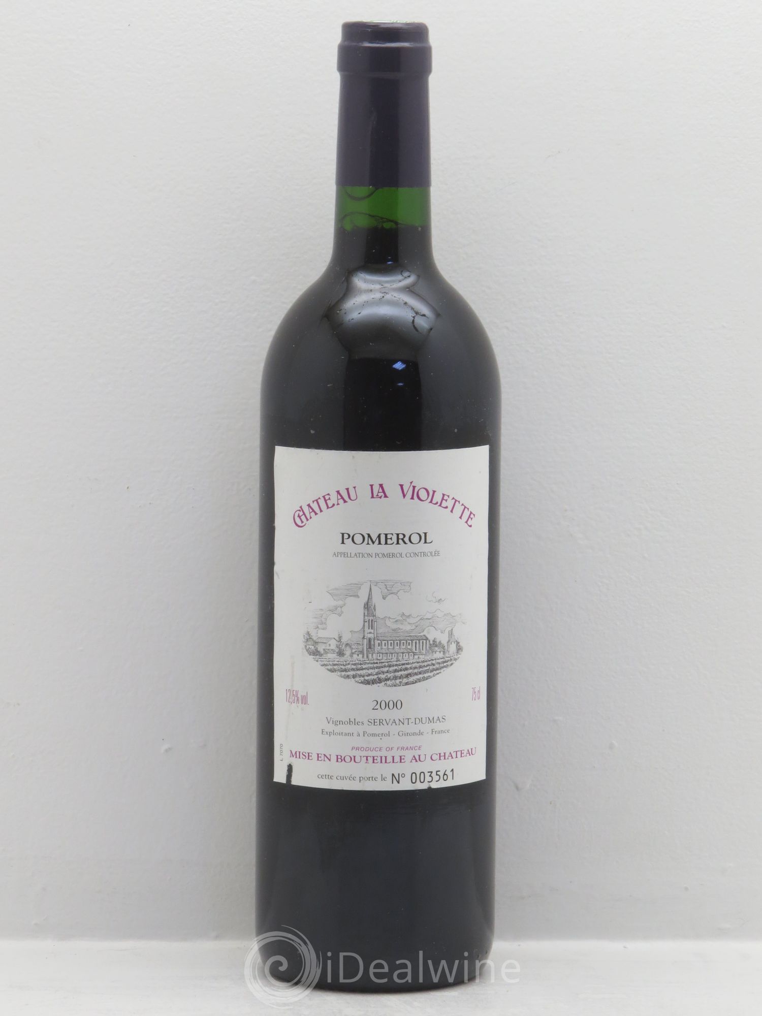 Château la Violette 2000 - Lot de 6 bouteilles - 0
