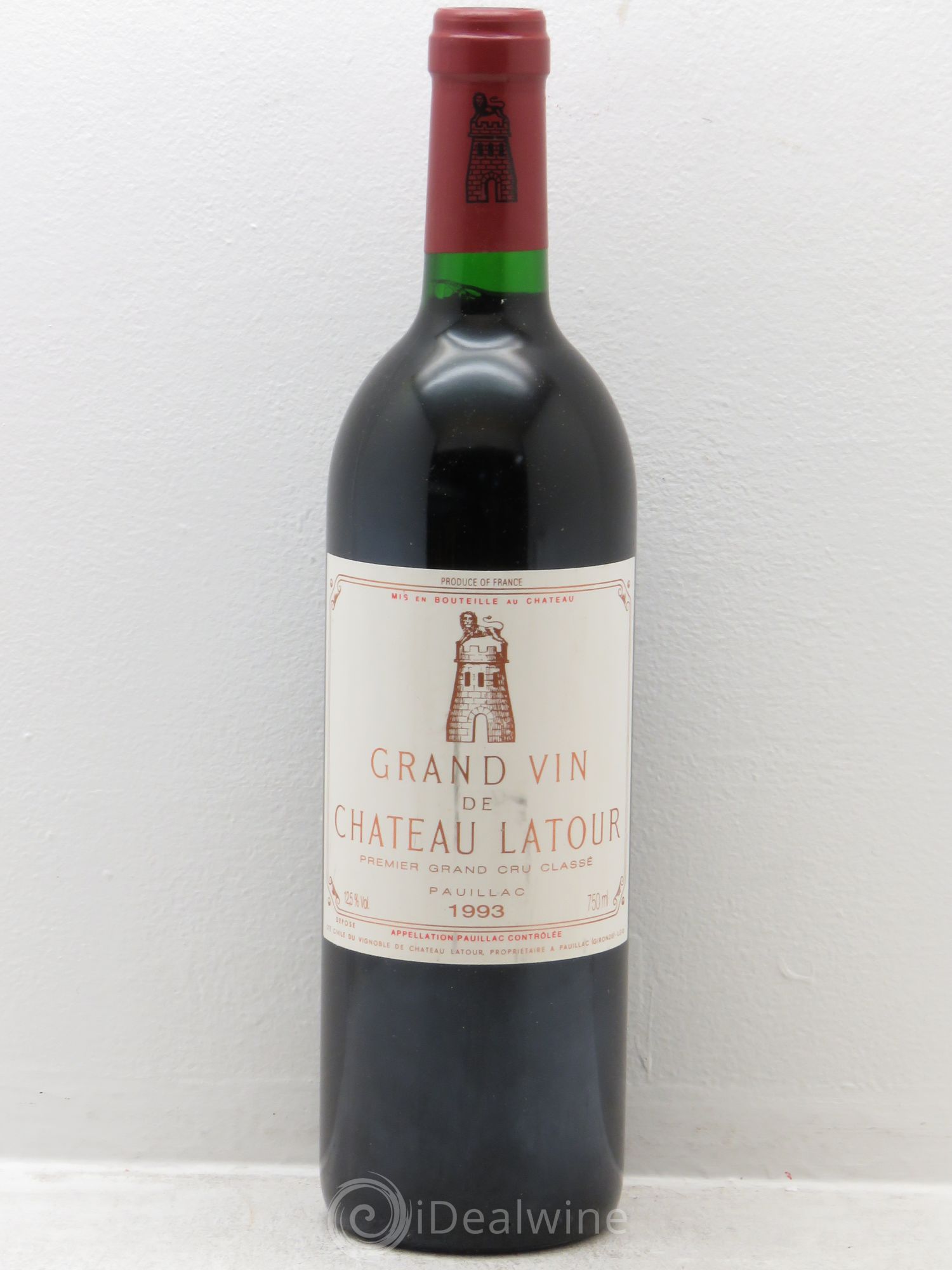 Château Latour 1er Grand Cru Classé 1993 - Lot de 1 bouteille - 0