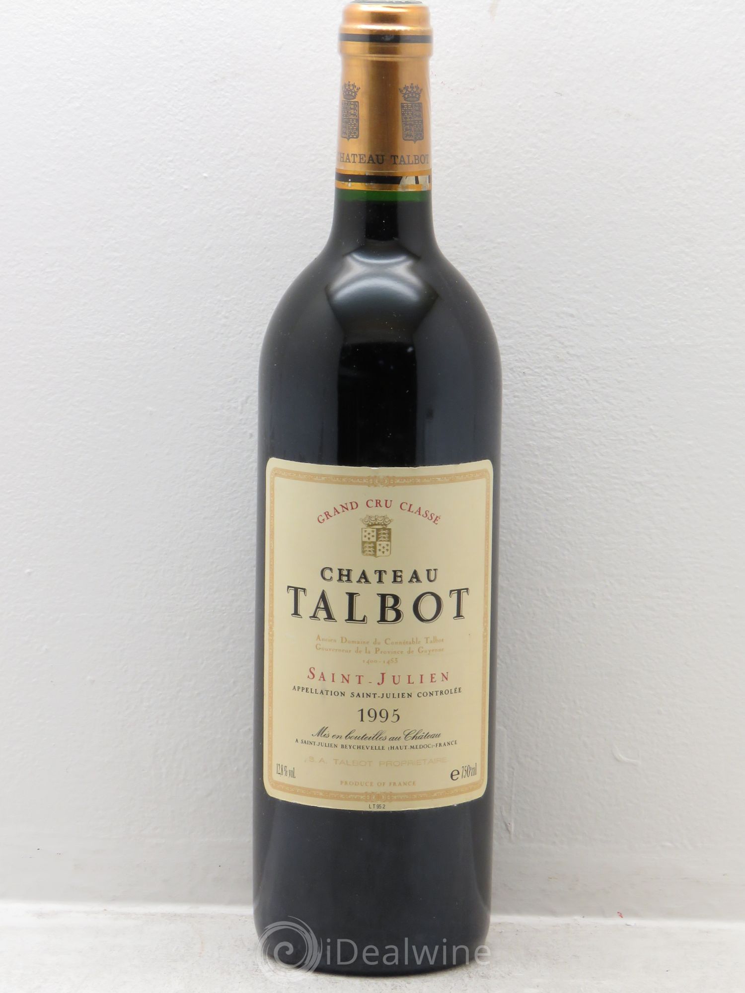 Château Talbot 4ème Grand Cru Classé 1995 - Lot de 1 bouteille - 0
