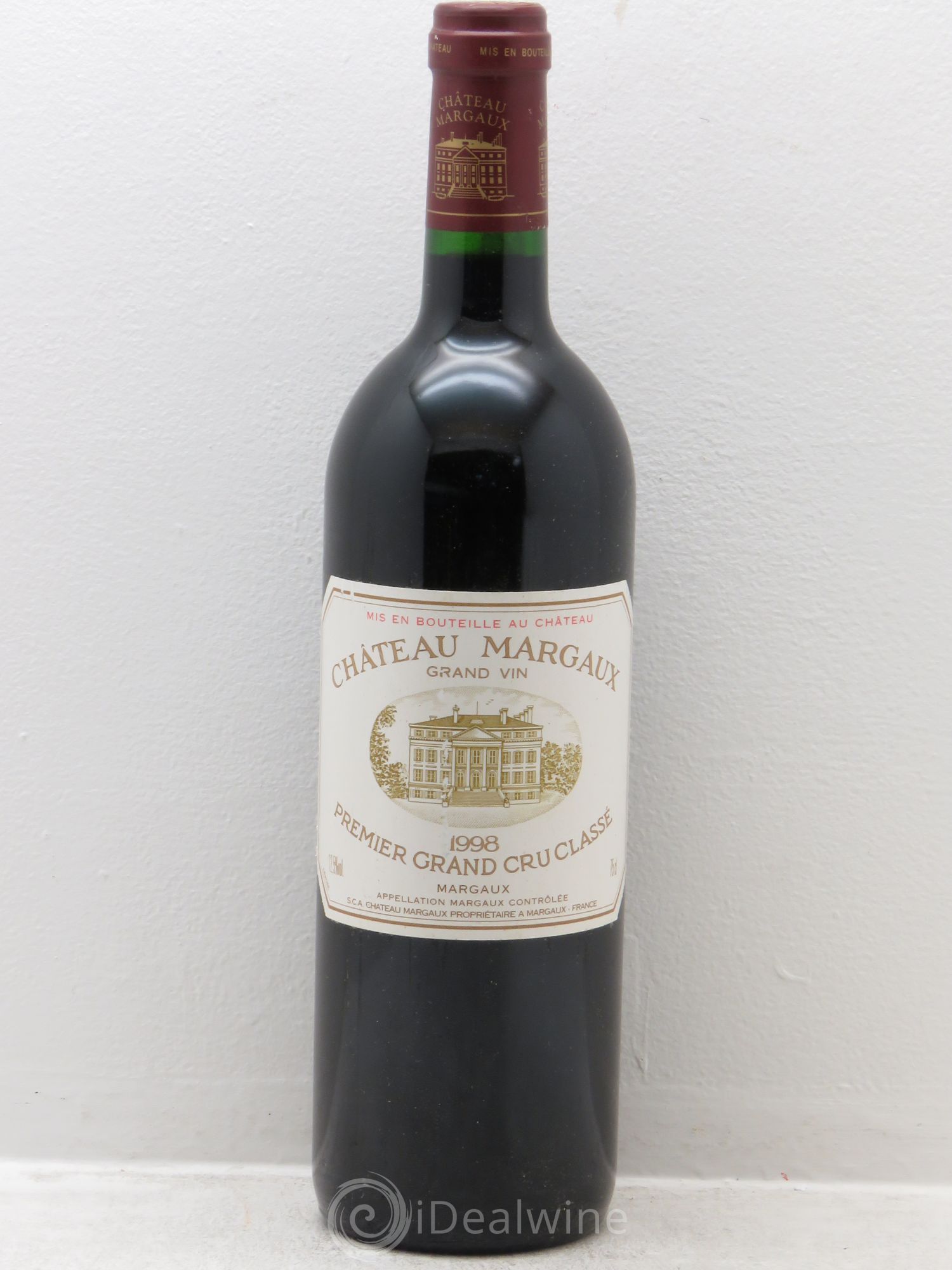 Château Margaux 1er Grand Cru Classé 1998 - Lot de 1 bouteille - 0