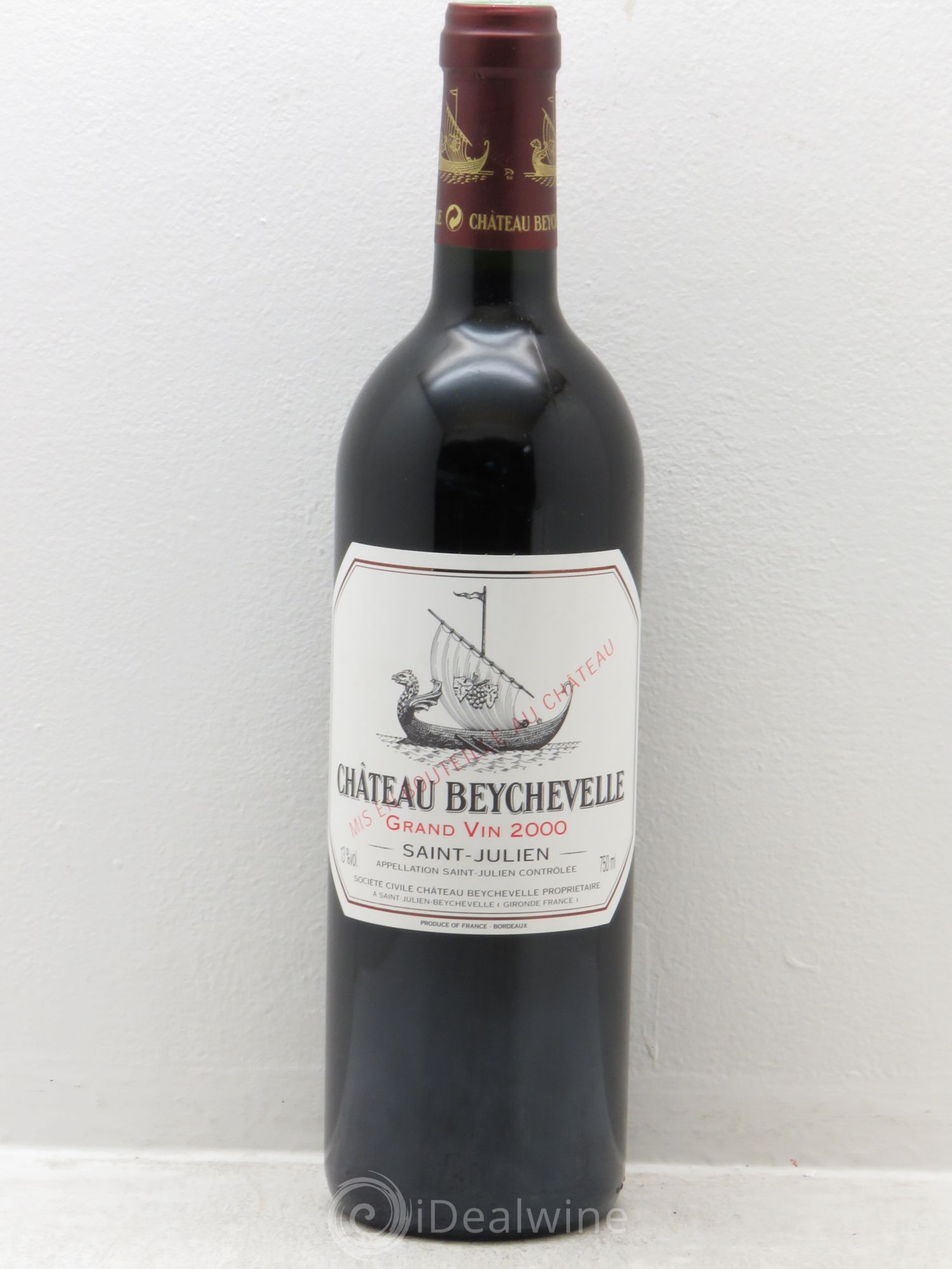 Château Beychevelle 4ème Grand Cru Classé 2000 - Lot de 1 bouteille - 0