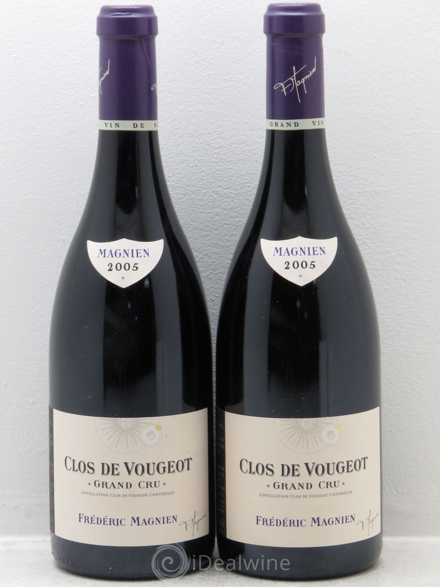 Clos de Vougeot Grand Cru Magnien 2005 - Lot de 2 bouteilles - 0