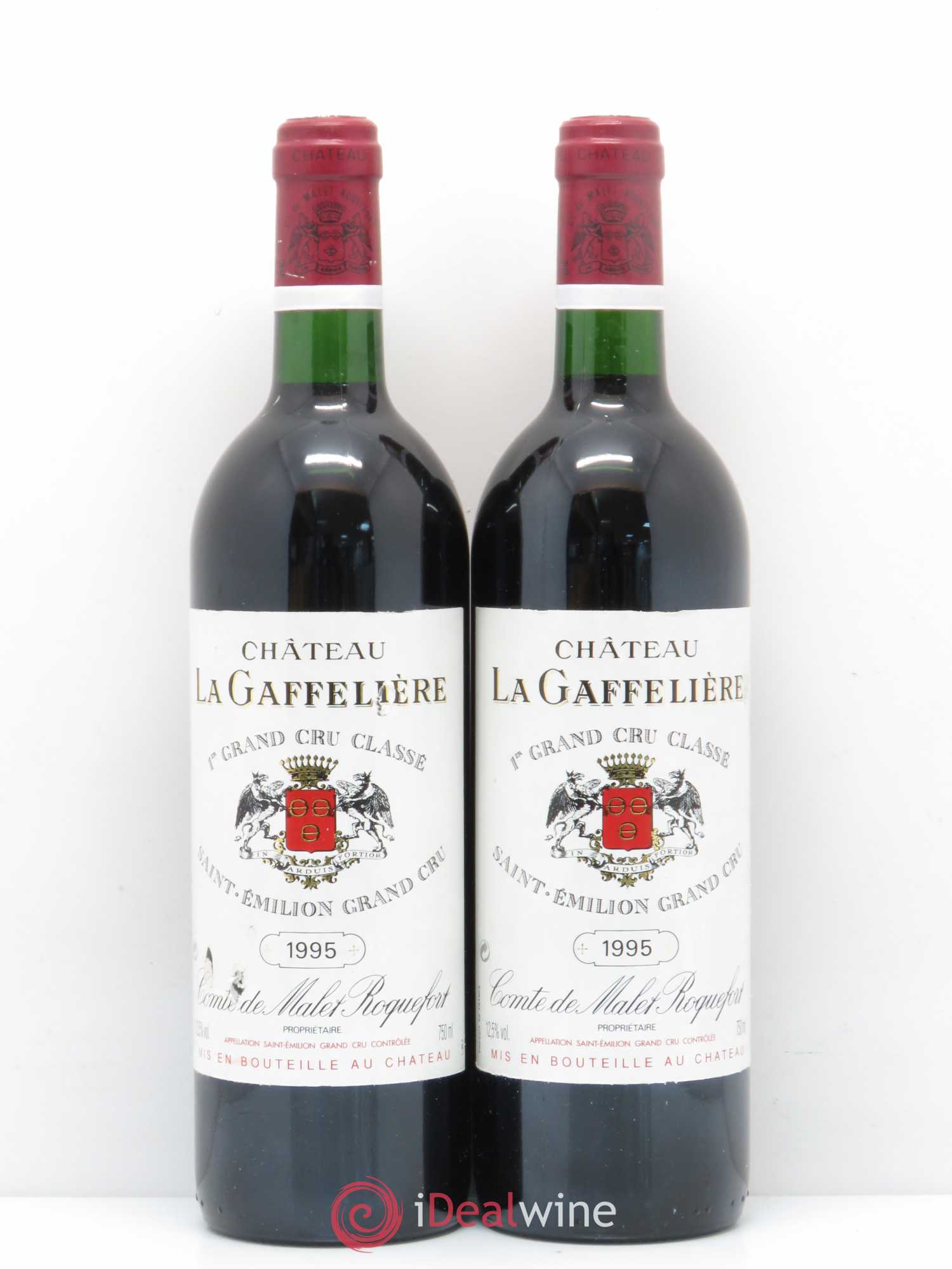 Château la Gaffelière 1er Grand Cru Classé B 1995 - Lot de 2 bouteilles - 0