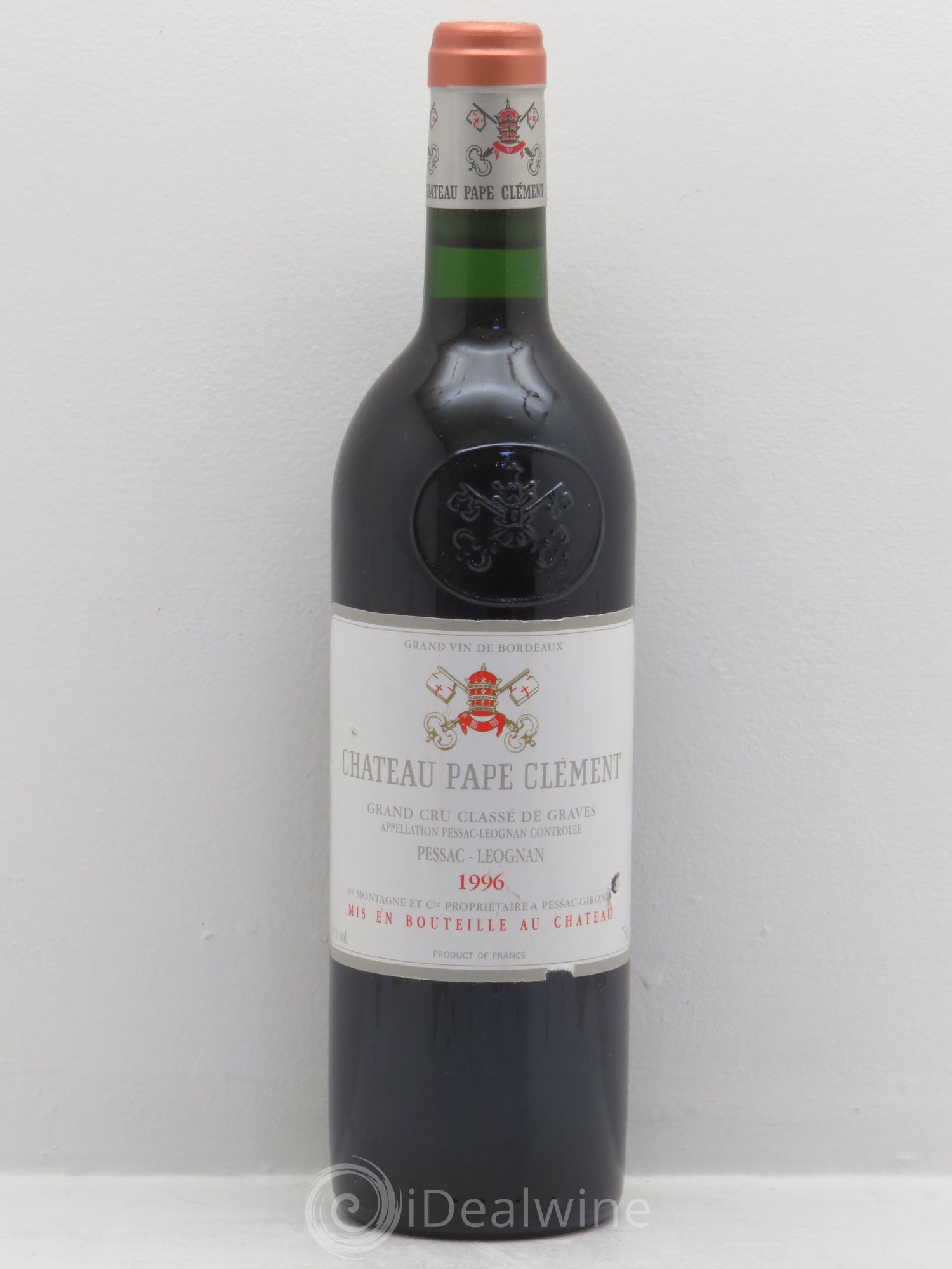 Château Pape Clément Cru Classé de Graves 1996 - Lot de 1 bouteille - 0