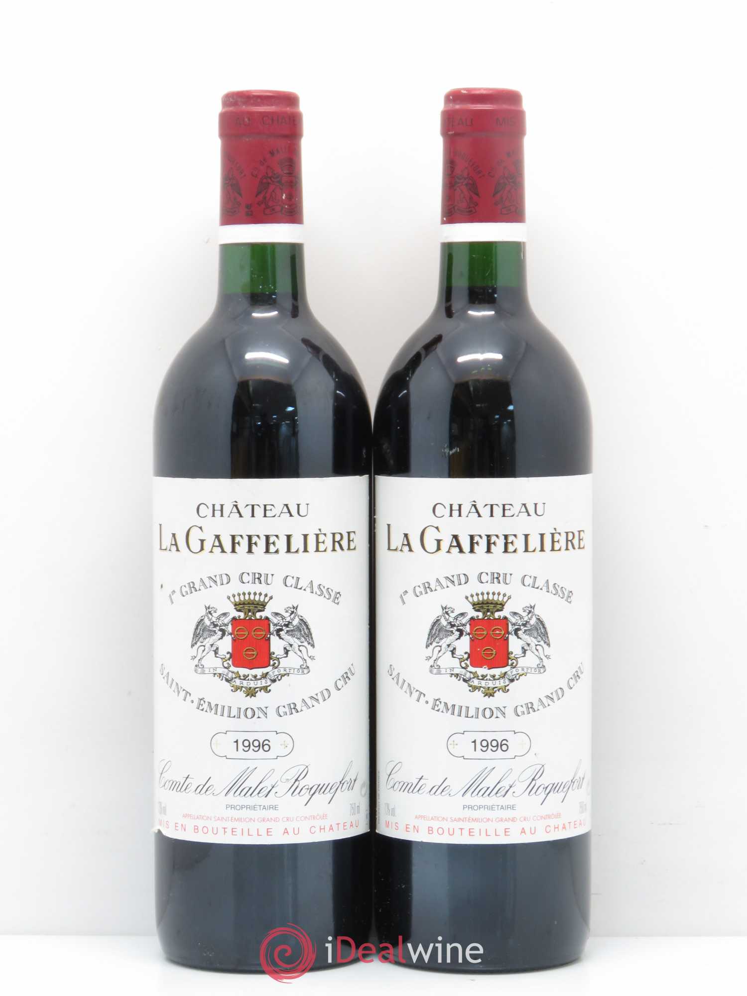 Château la Gaffelière 1er Grand Cru Classé B 1996 - Lot de 2 bouteilles - 0
