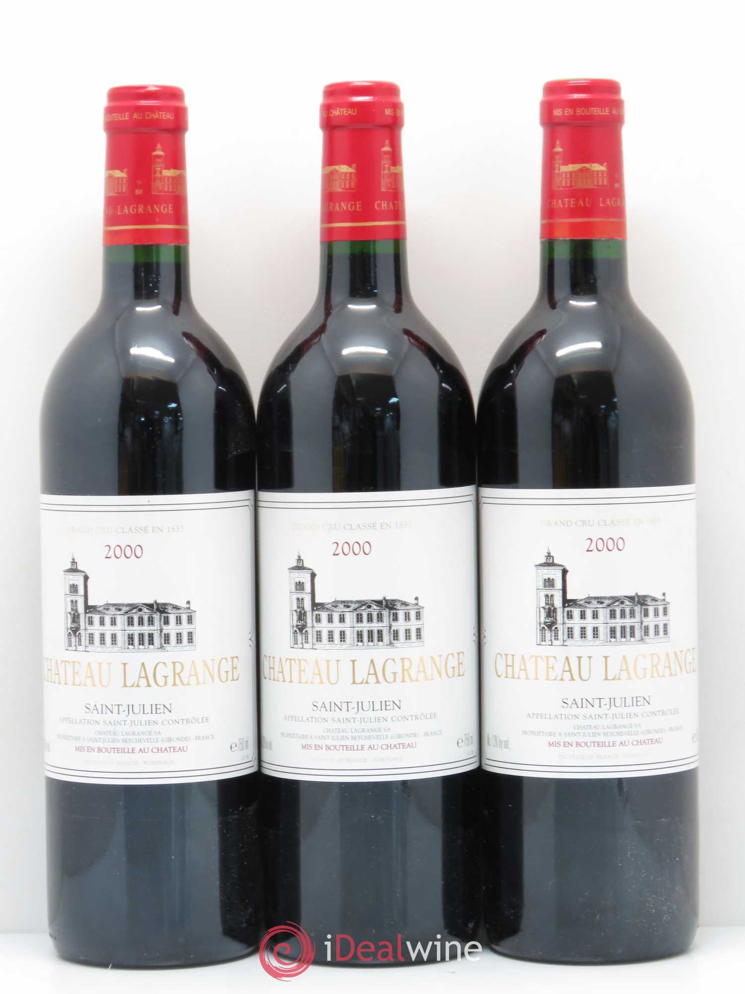 Château Lagrange 3ème Grand Cru Classé 2000 - Lot de 6 bouteilles - 1