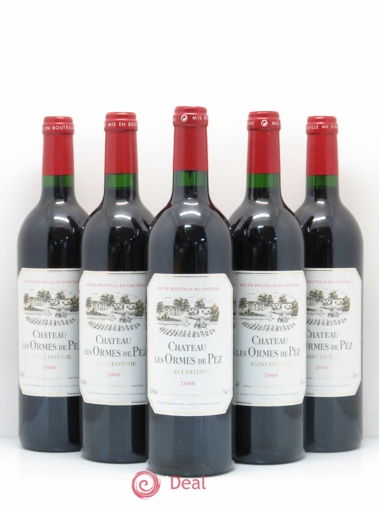 Château les Ormes de Pez 2000 - Lot de 5 bouteilles - 0