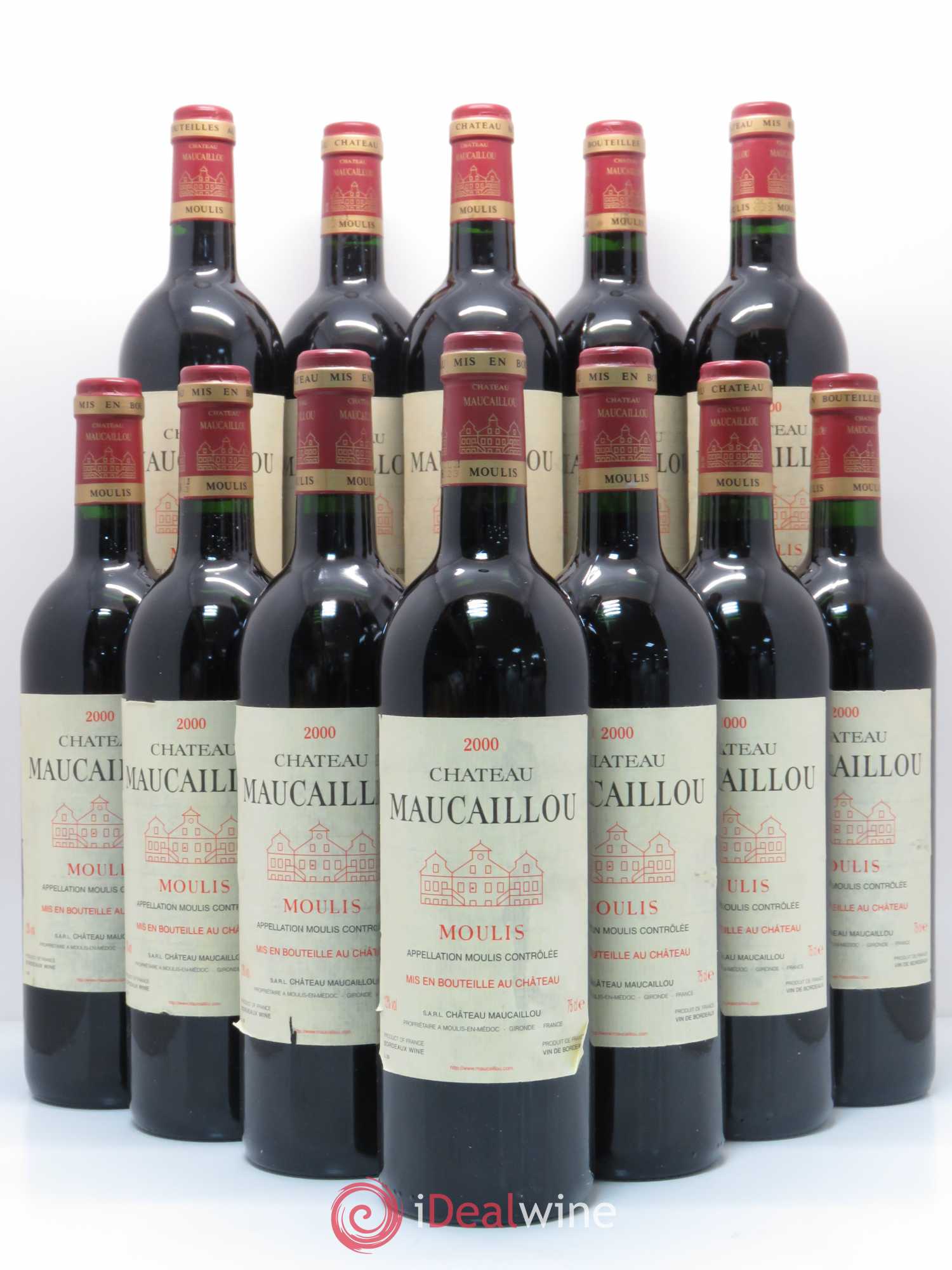 Château Maucaillou 2000 - Lot de 12 bouteilles - 0