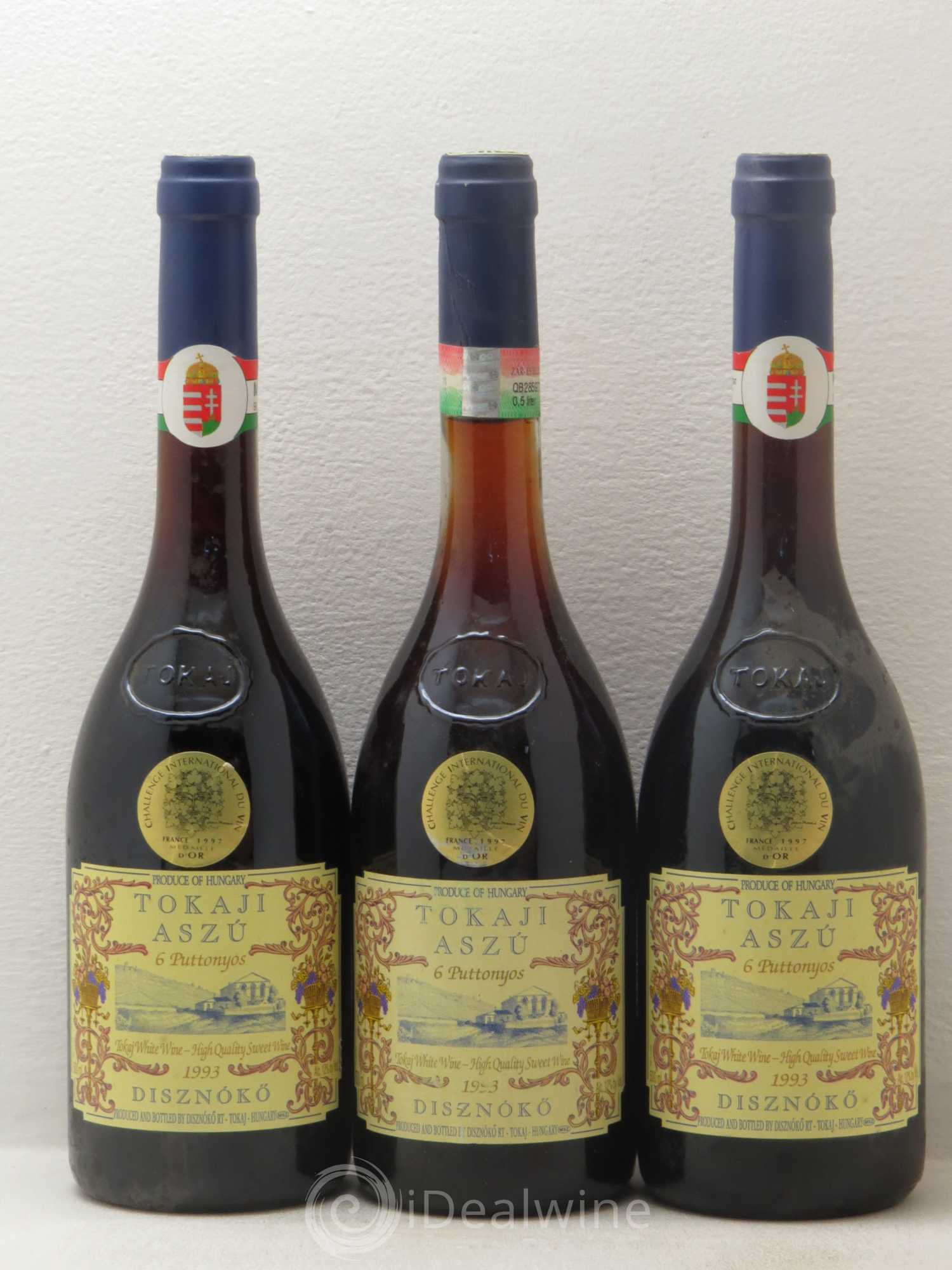Tokaji 1993 - Lotto di 3 bottiglie - 0