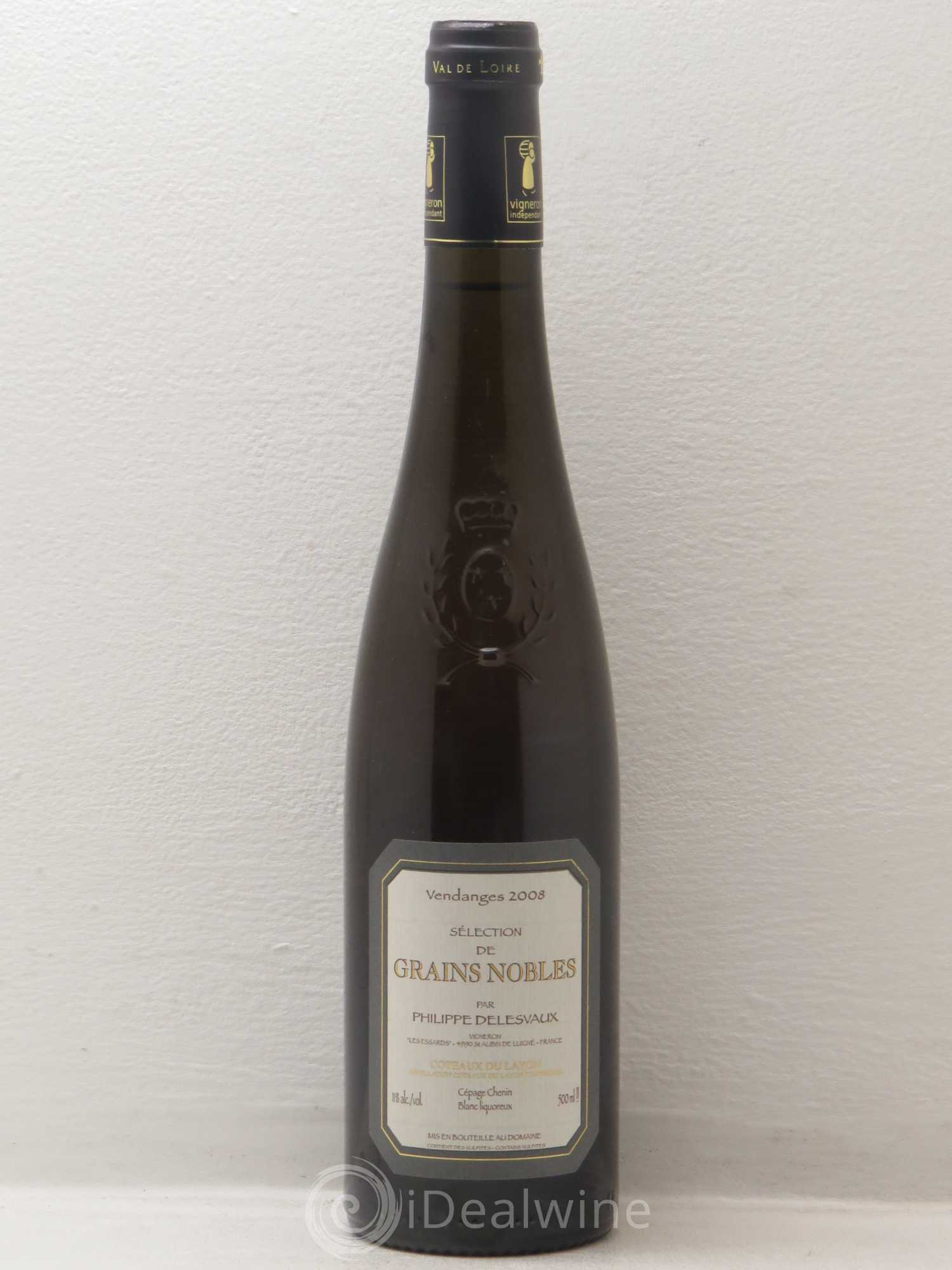 Coteaux du Layon Coteaux Du Layon Selection Grains Nobles Philippe Delesvaux 2008 - Posten von 1 Flasche - 0
