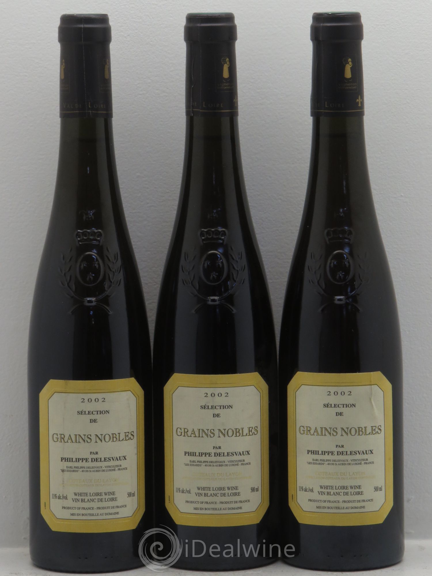 Coteaux du Layon 2002 - Lotto di 3 bottiglie - 0