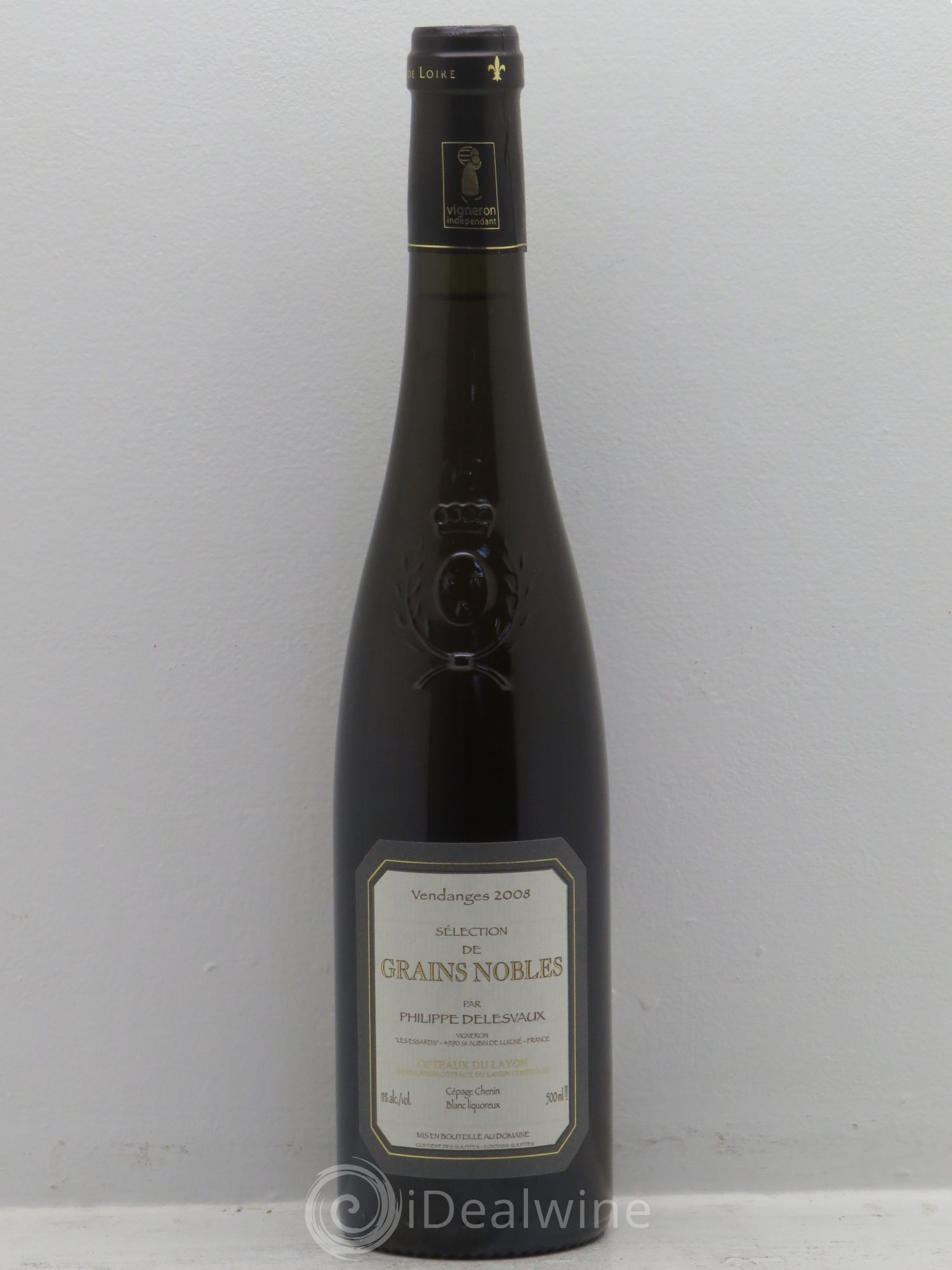 Coteaux du Layon Sélection Grains nobles -Domaine Delesveaux 2008 - Lotto di 6 bottiglie - 0