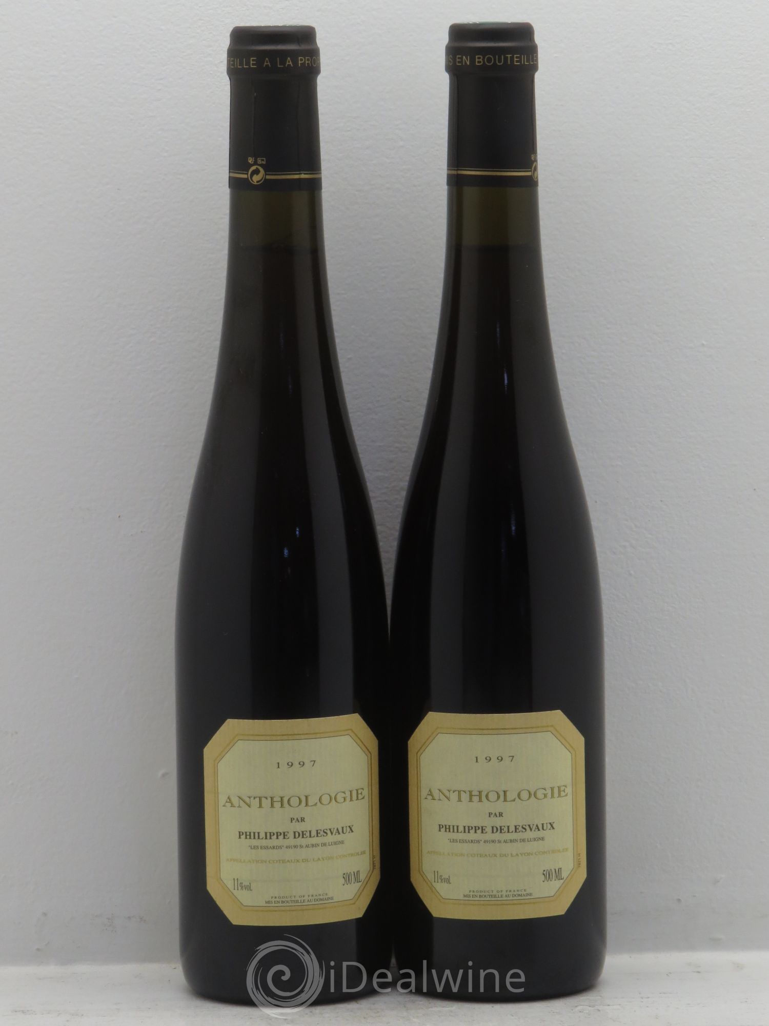 Coteaux du Layon Cuvée Anthologie Delesvaux (Domaine) 1997 - Lotto di 2 bottiglie - 0