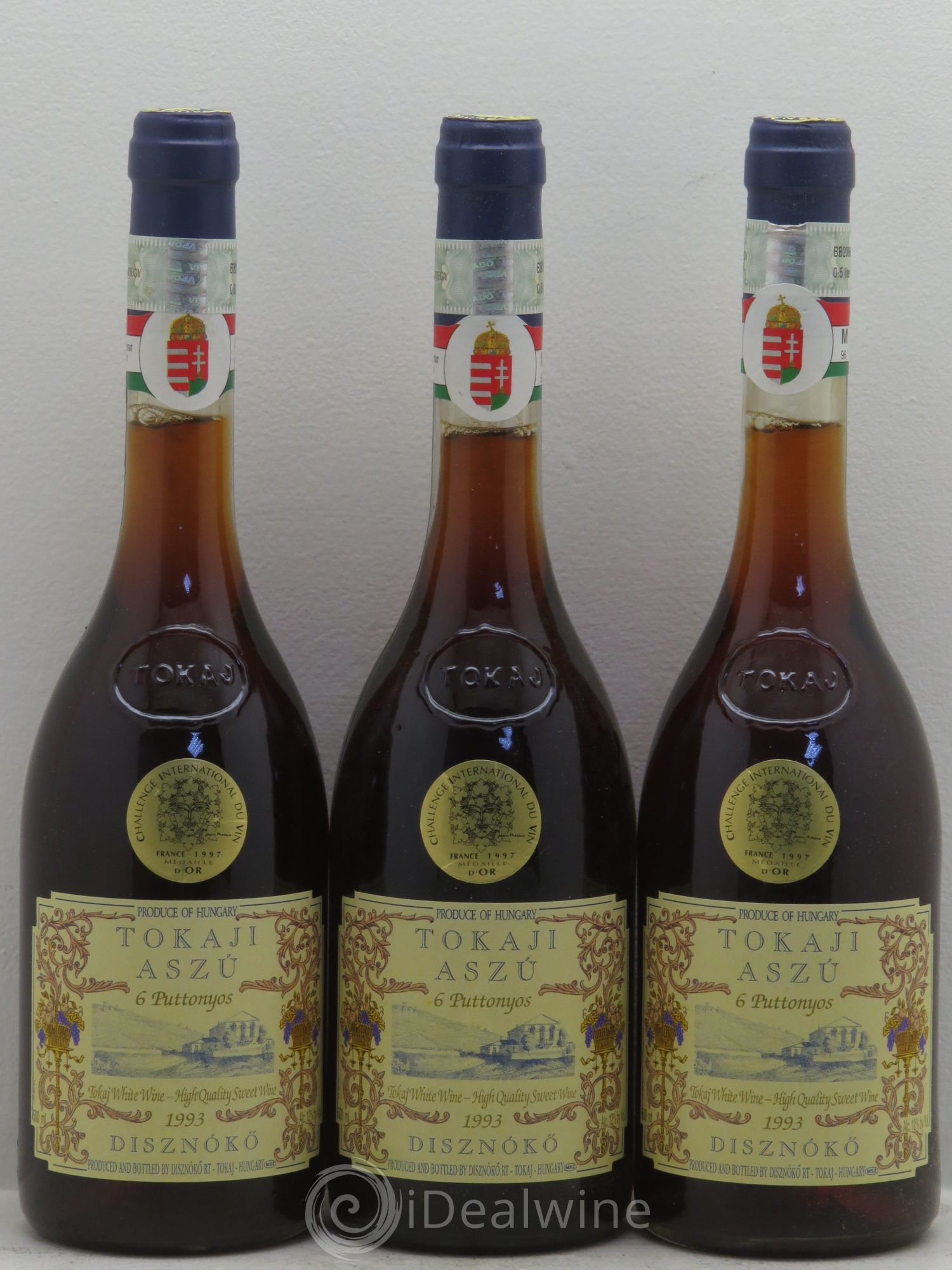 Tokaji 1993 - Lotto di 3 bottiglie - 0