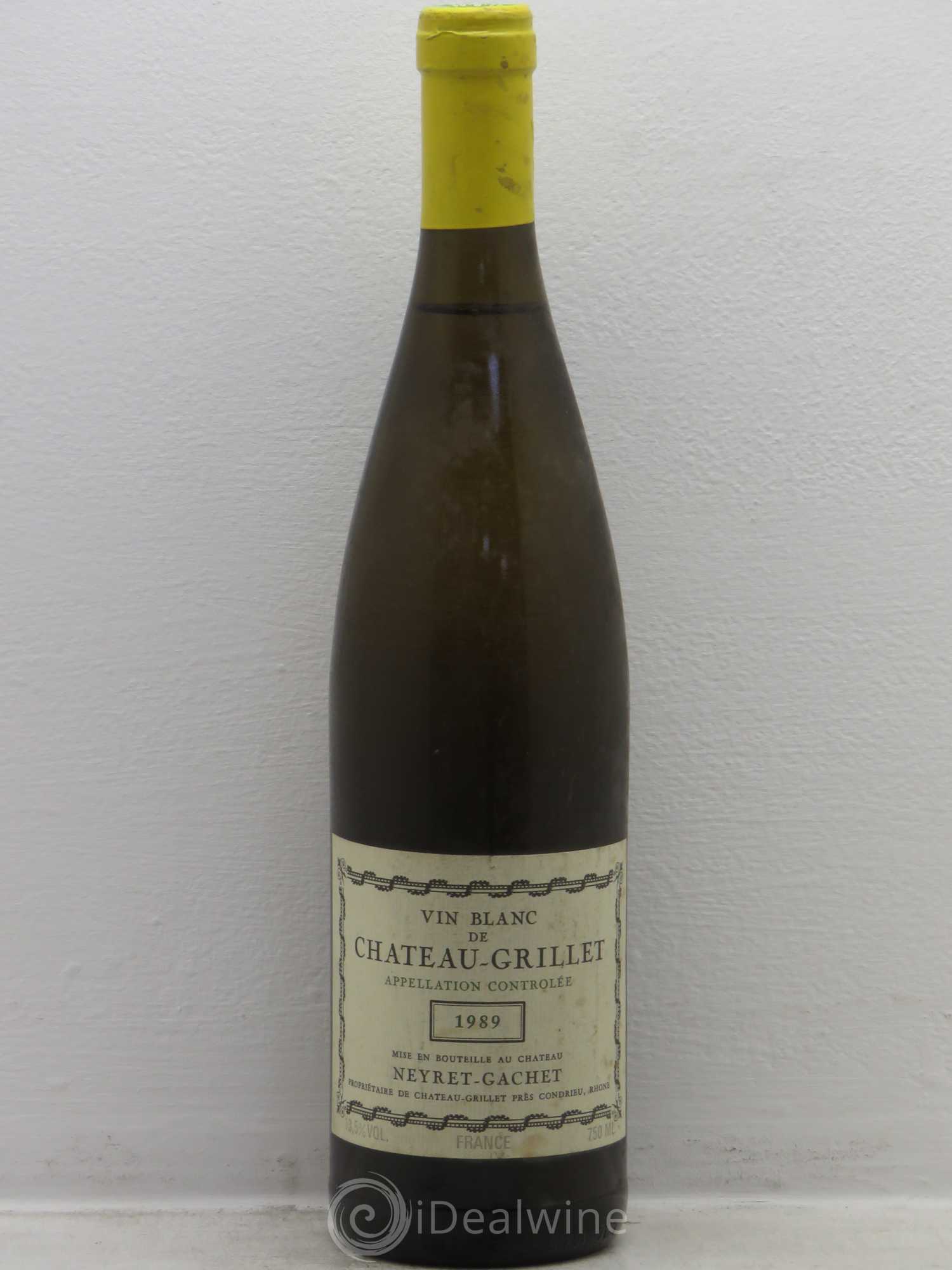 Château Grillet Château-Grillet 1989 - Lot de 1 bouteille - 0