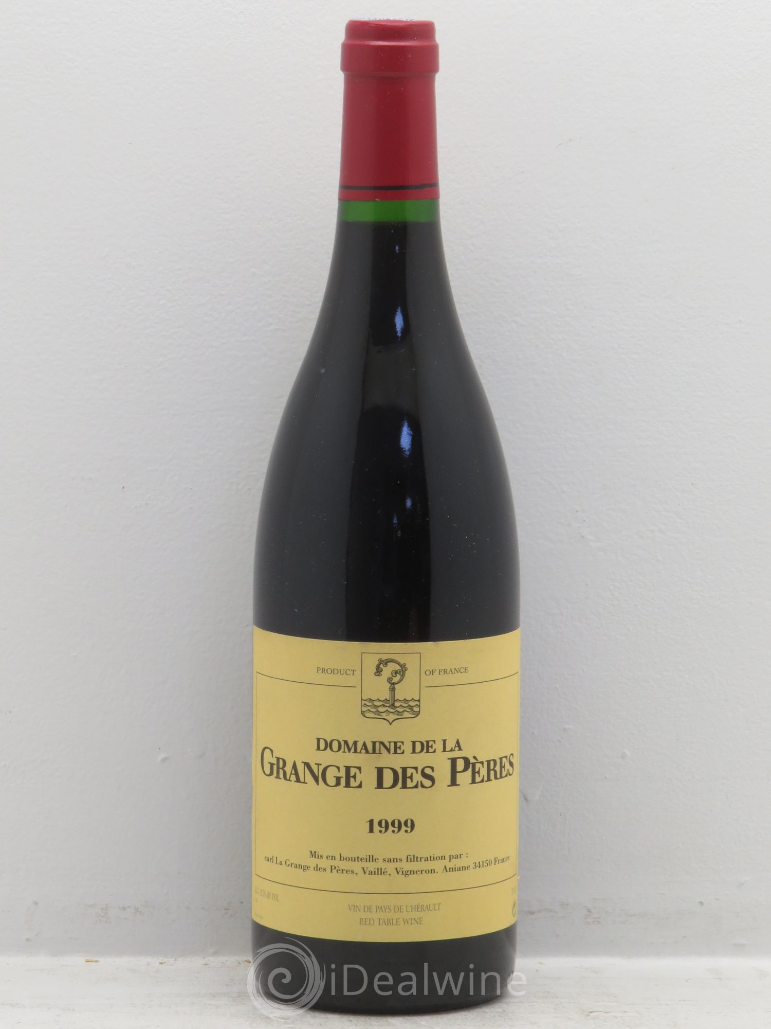 Pays d'Hérault Grange des Pères Laurent Vaillé 1999 - Lot de 1 bouteille - 0