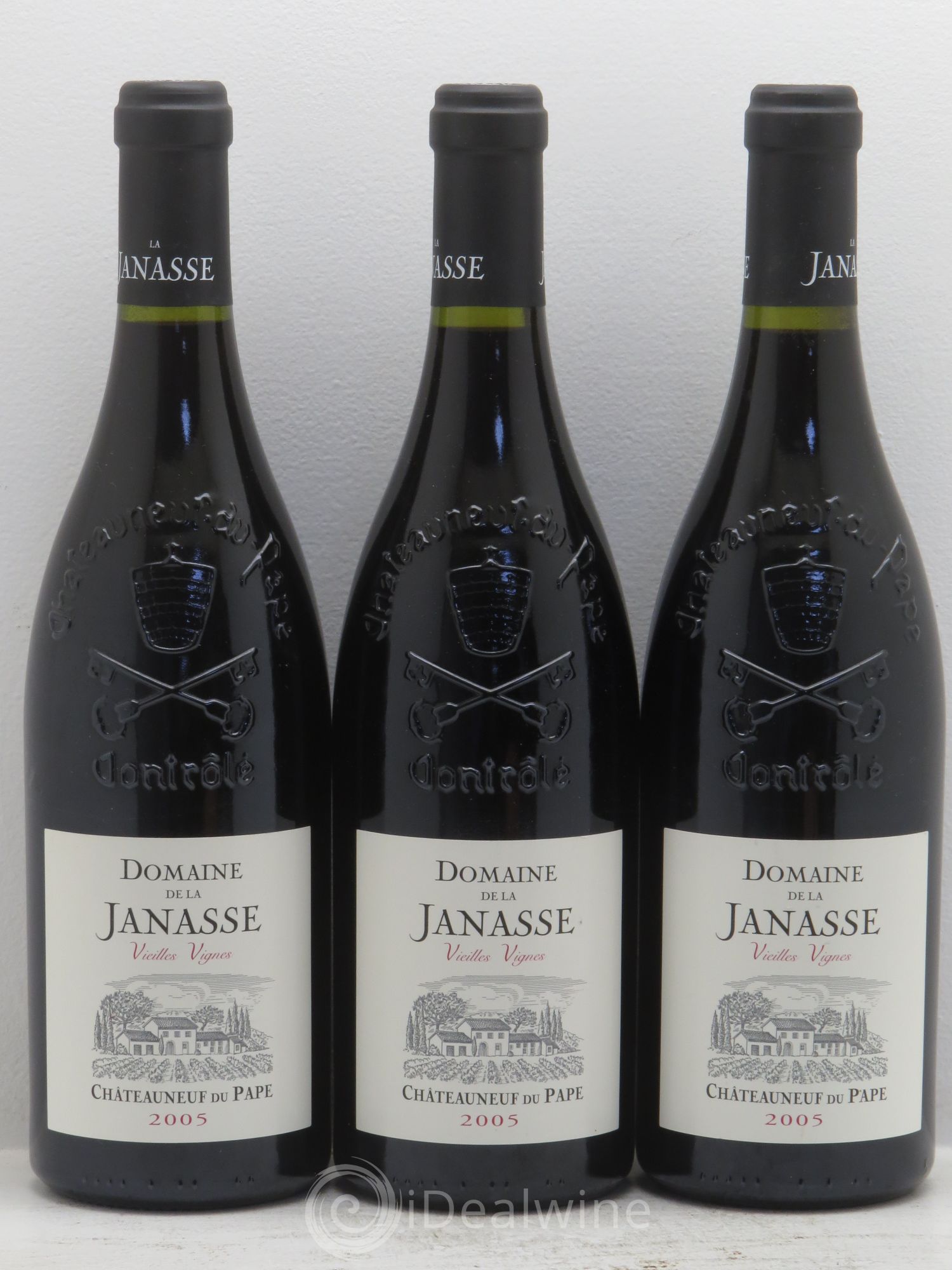 Châteauneuf-du-Pape Cuvée Vieilles Vignes La Janasse (Domaine de) 2005 - Lot de 3 bouteilles - 0