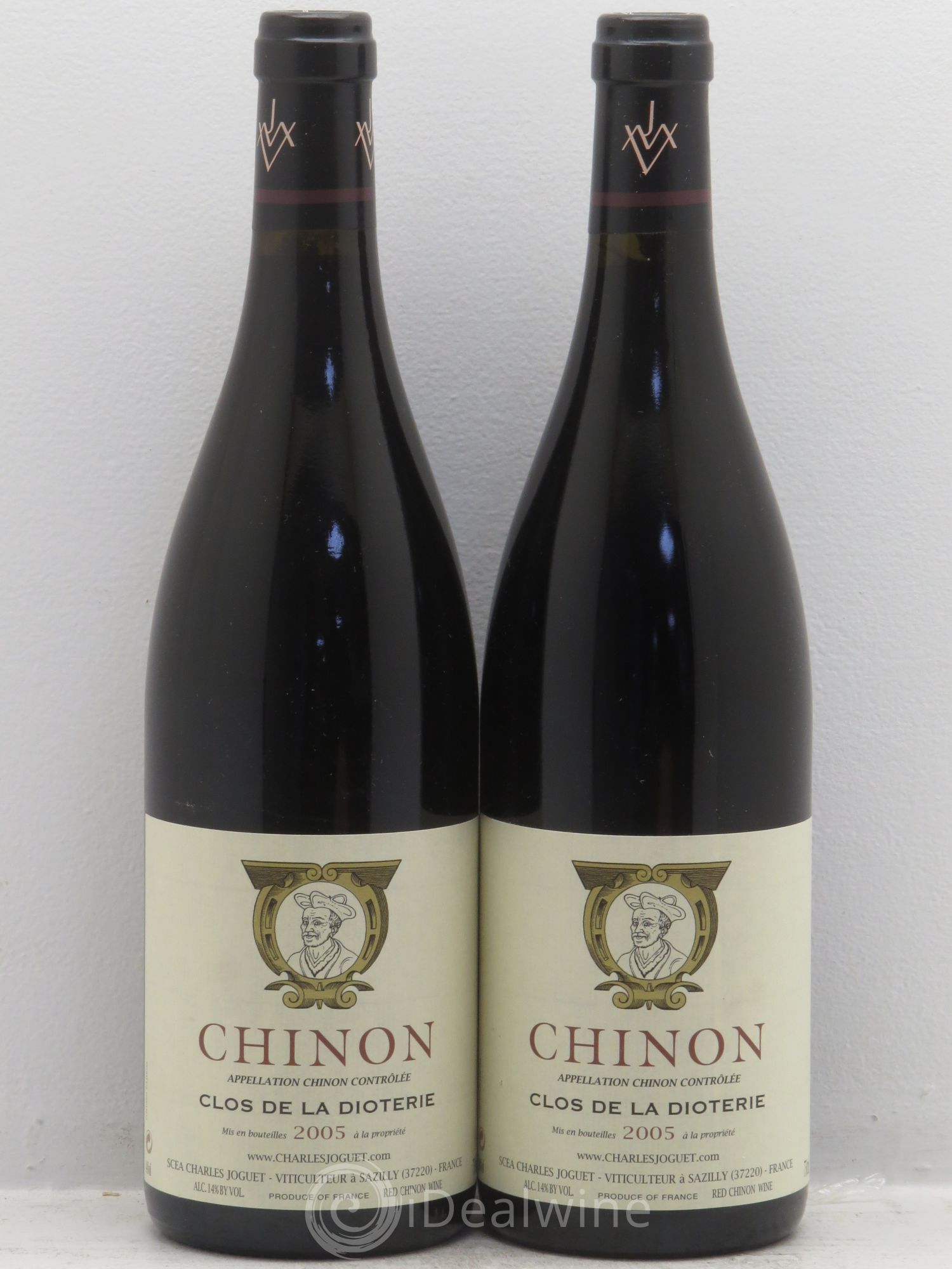 Chinon Clos de La Dioterie Charles Joguet 2005 - Lot de 2 bouteilles - 0